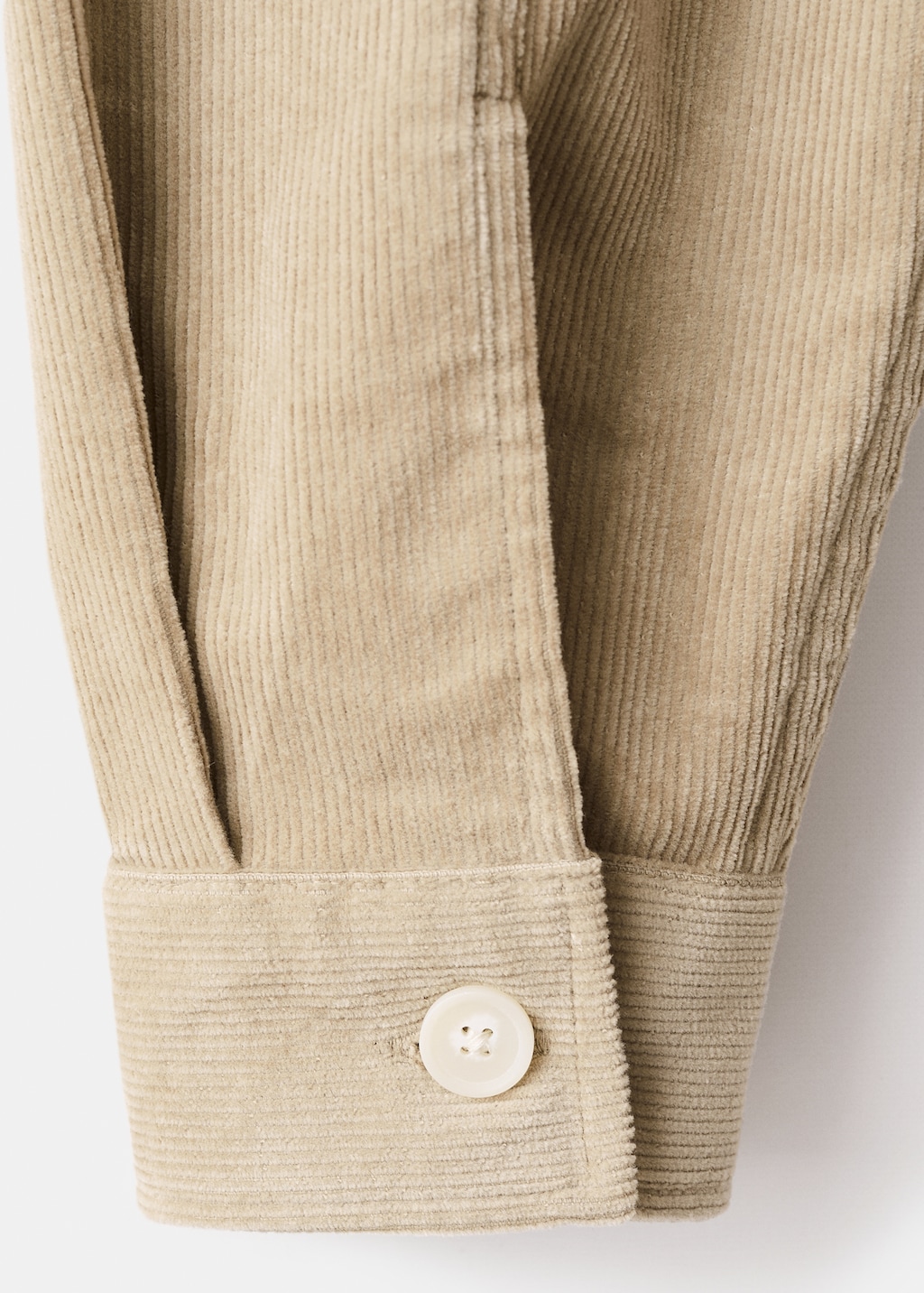 Corduroy overshirt with pockets