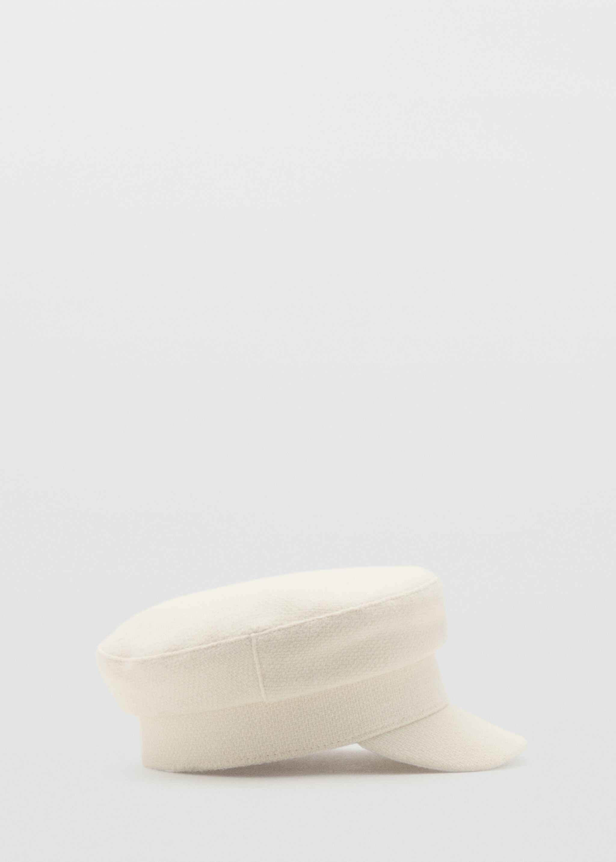Baker boy cap - Article without model, Ecru. Ref: 27091199-00.