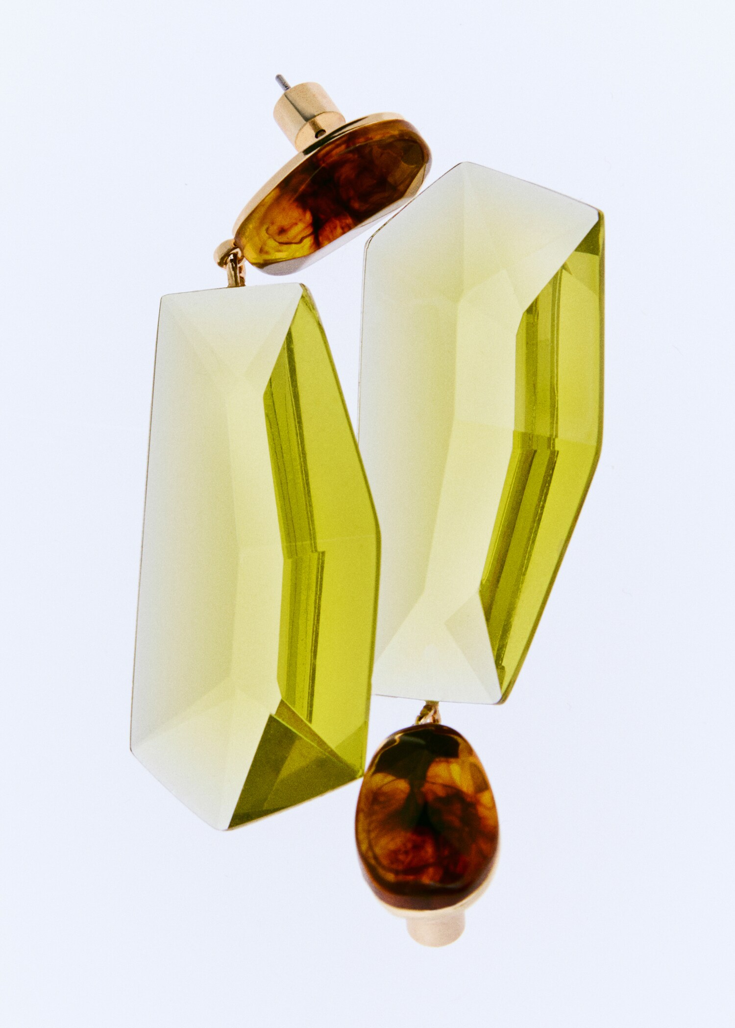 Mixed resin earrings - Details of the article 8