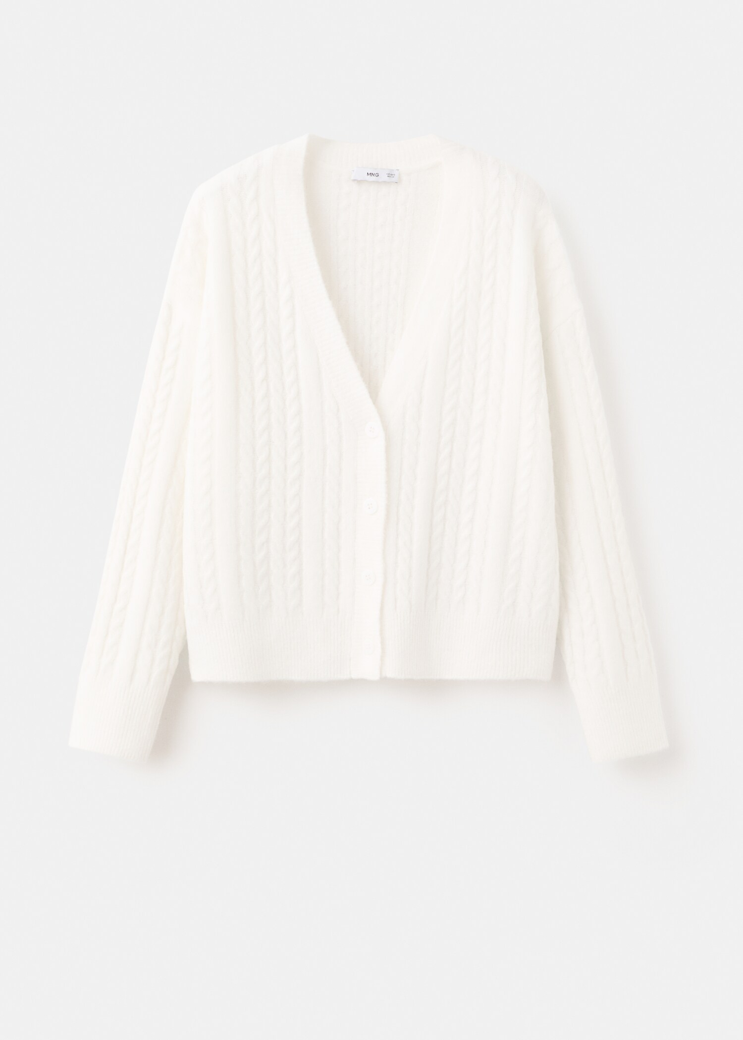 Cardigan maille tressée - Article sans modèle