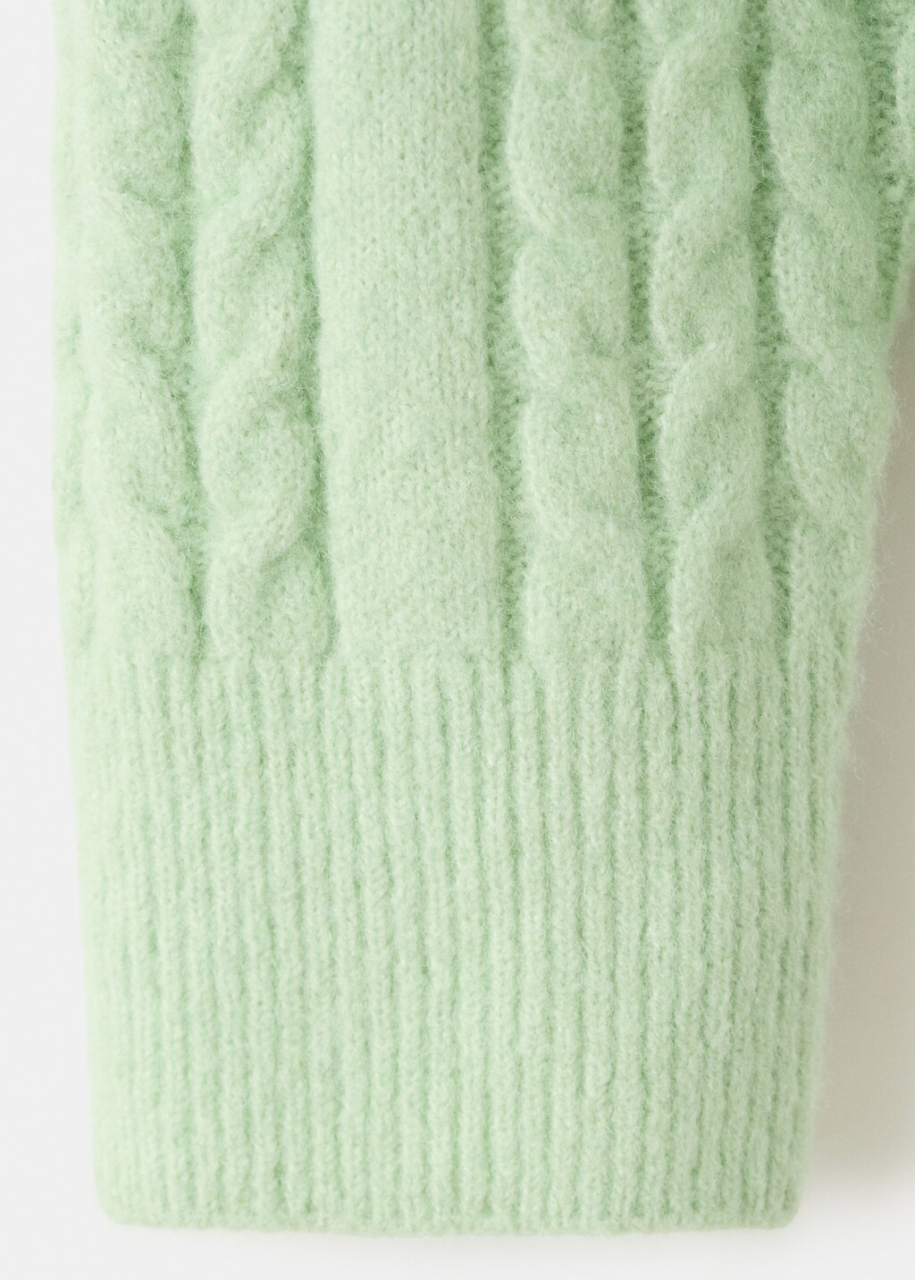 Mango Knitted braided cardigan