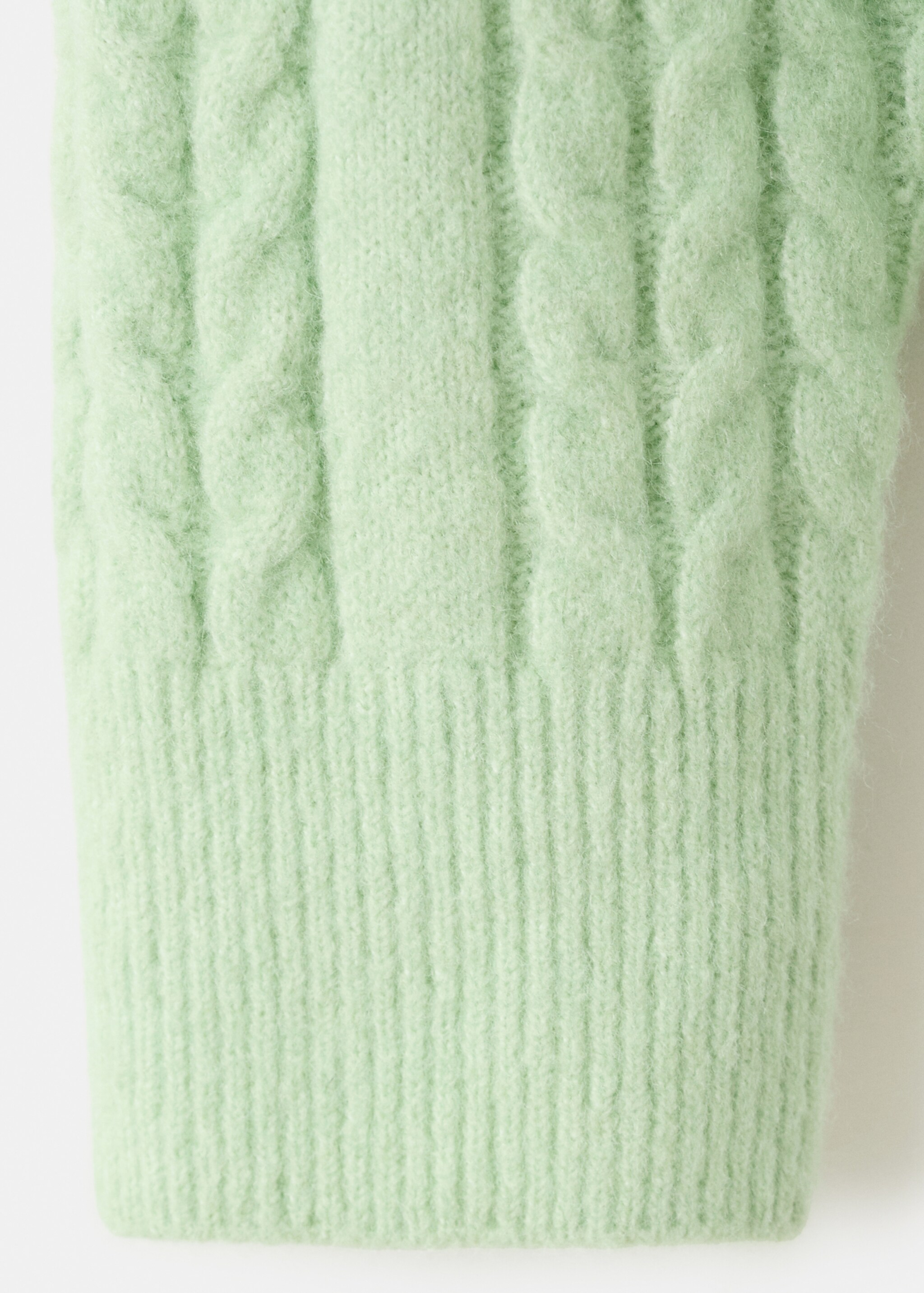 Cardigan maille tressée - Détail de l'article 0, Vert d´eau. Ref: 27091215-00.