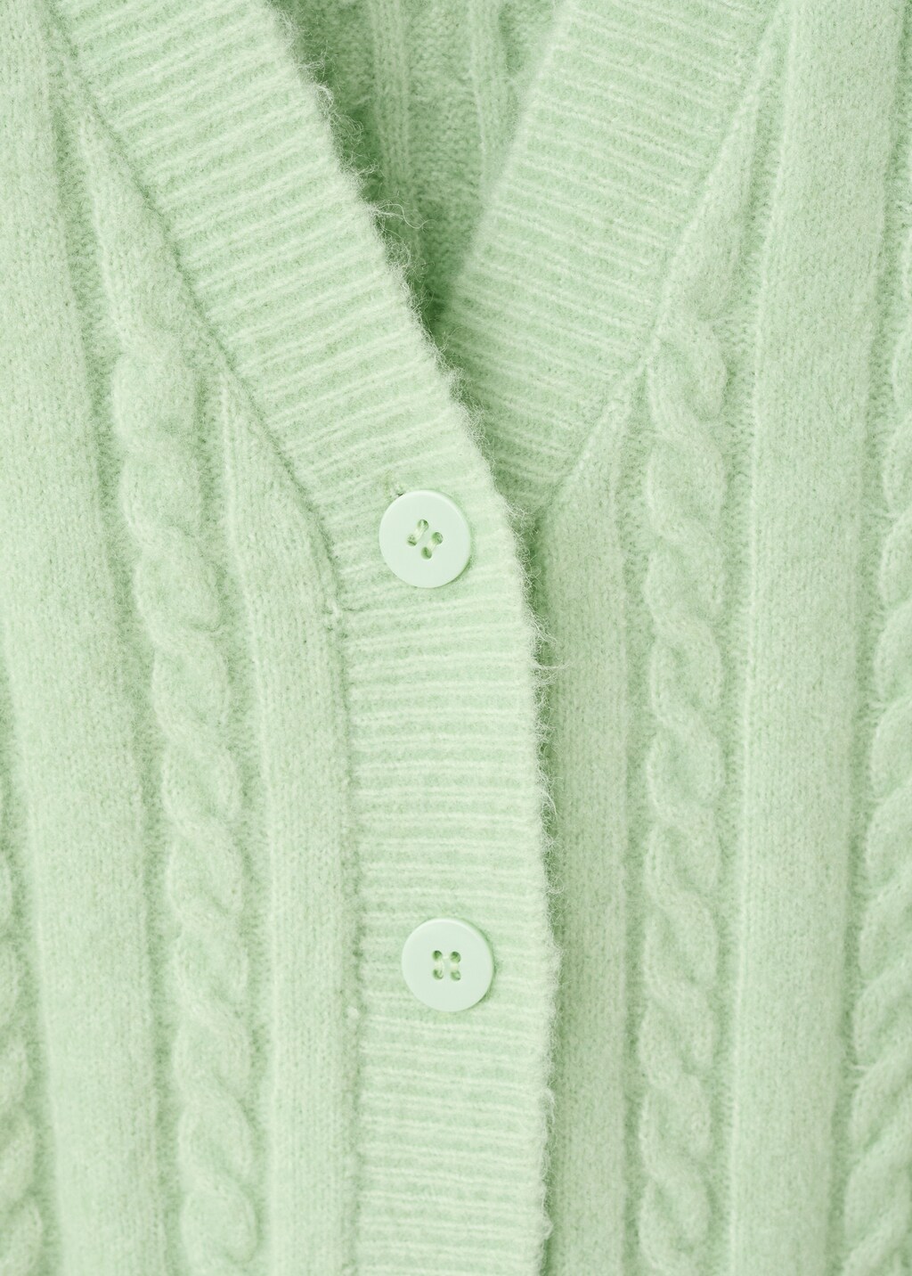 Mango Knitted braided cardigan