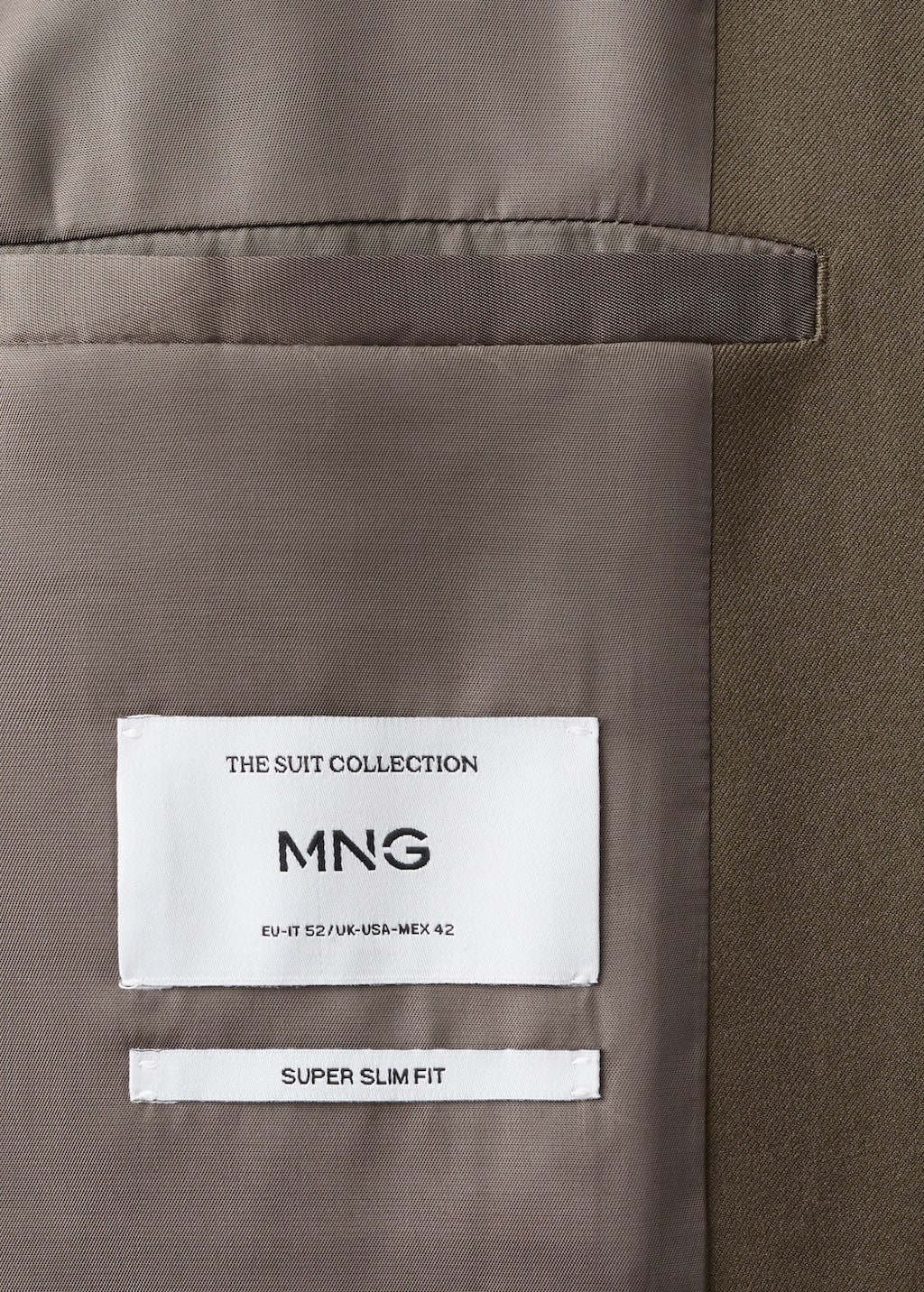 Super slim-fit suit jacket stretch fabric