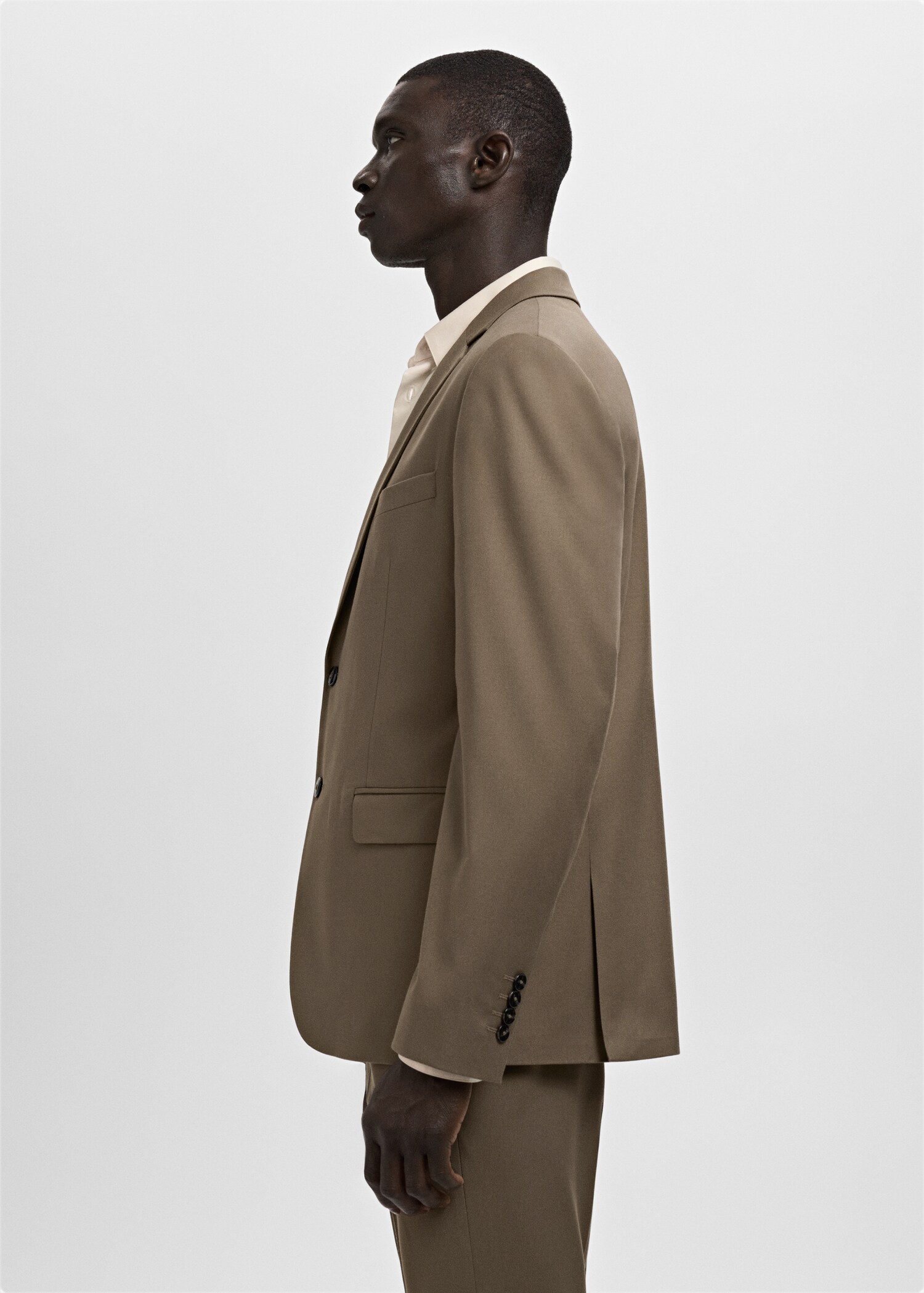 Super slim-fit blazer van stretchstof - Detail van het artikel 2