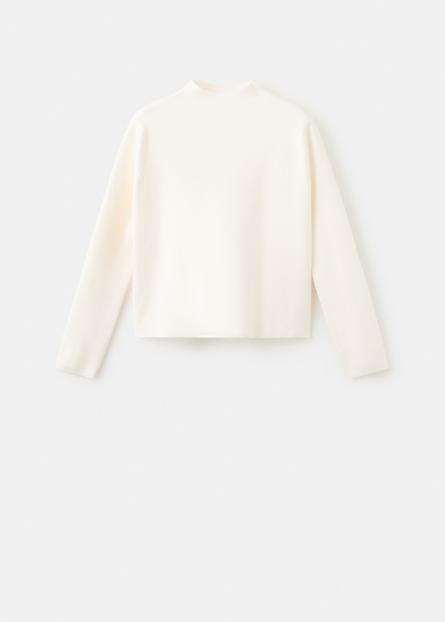 Knitted sweater with perkins neck - Article without model