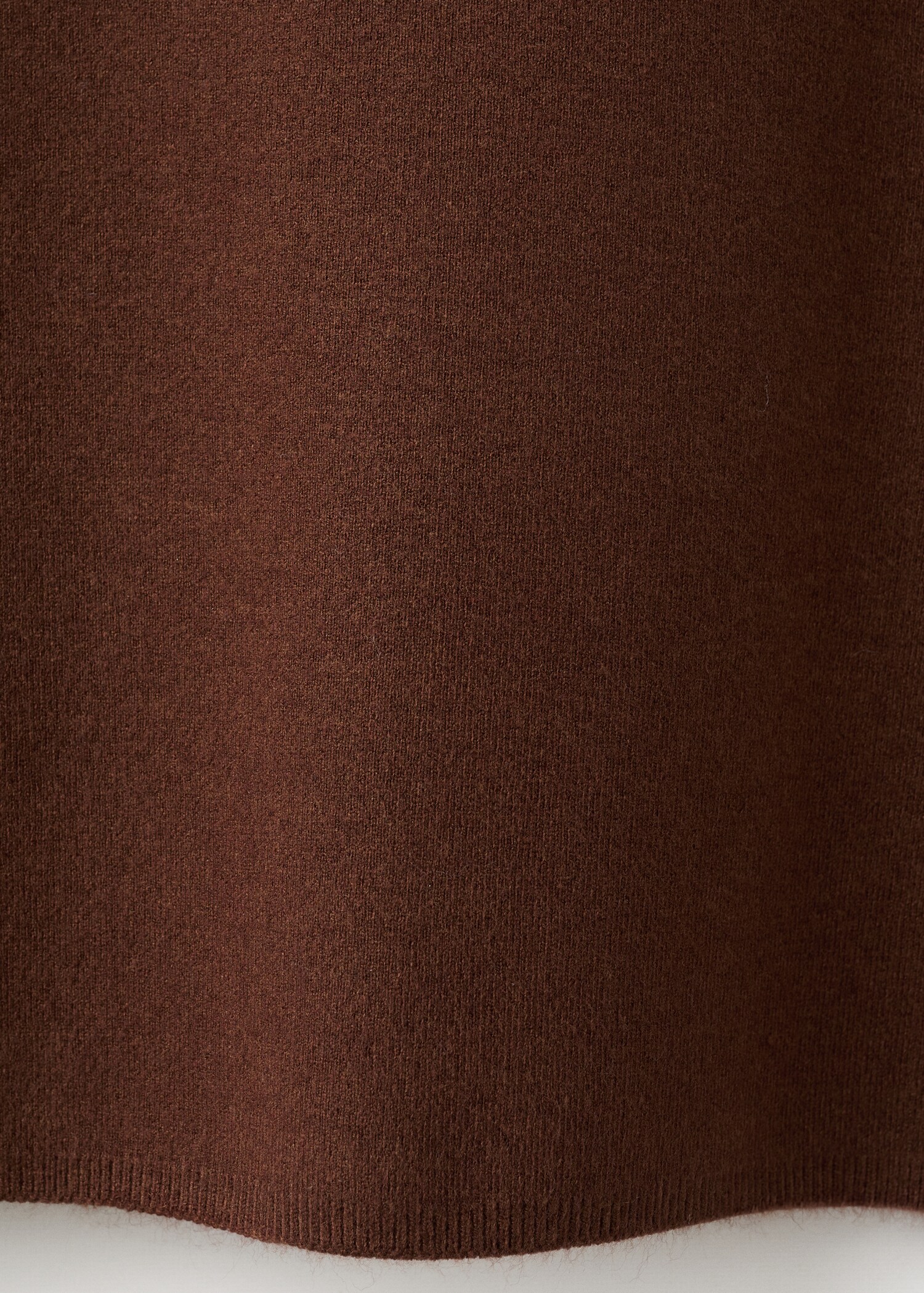 Knitted sweater with perkins neck - Details of the article 0