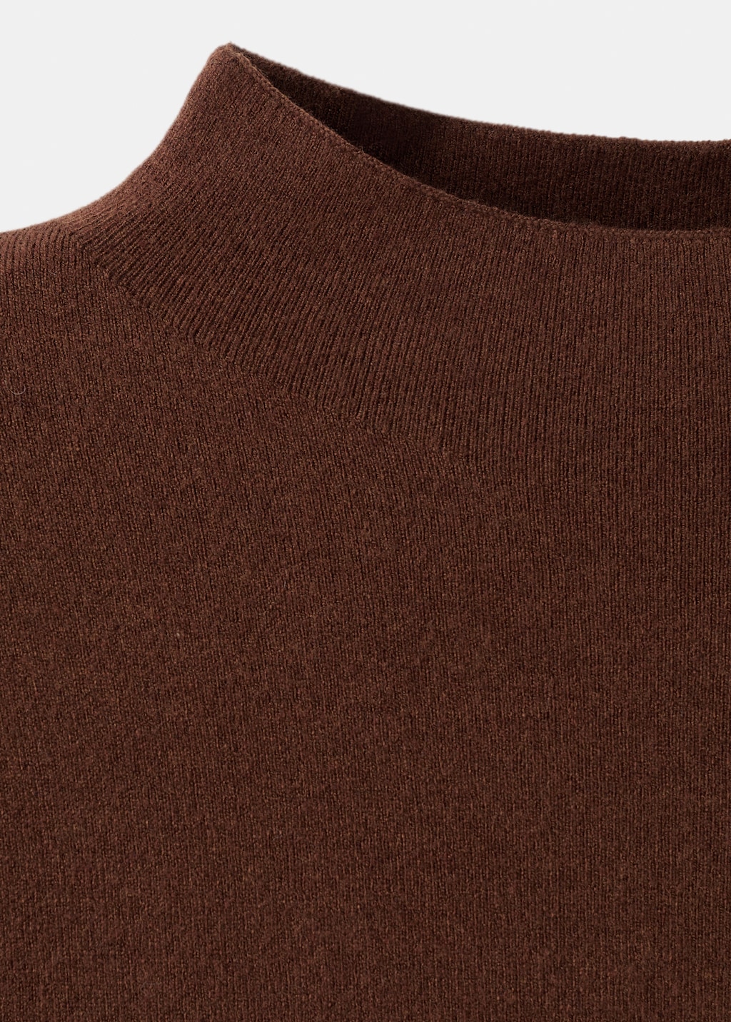 Mango Knitted sweater with perkins neck