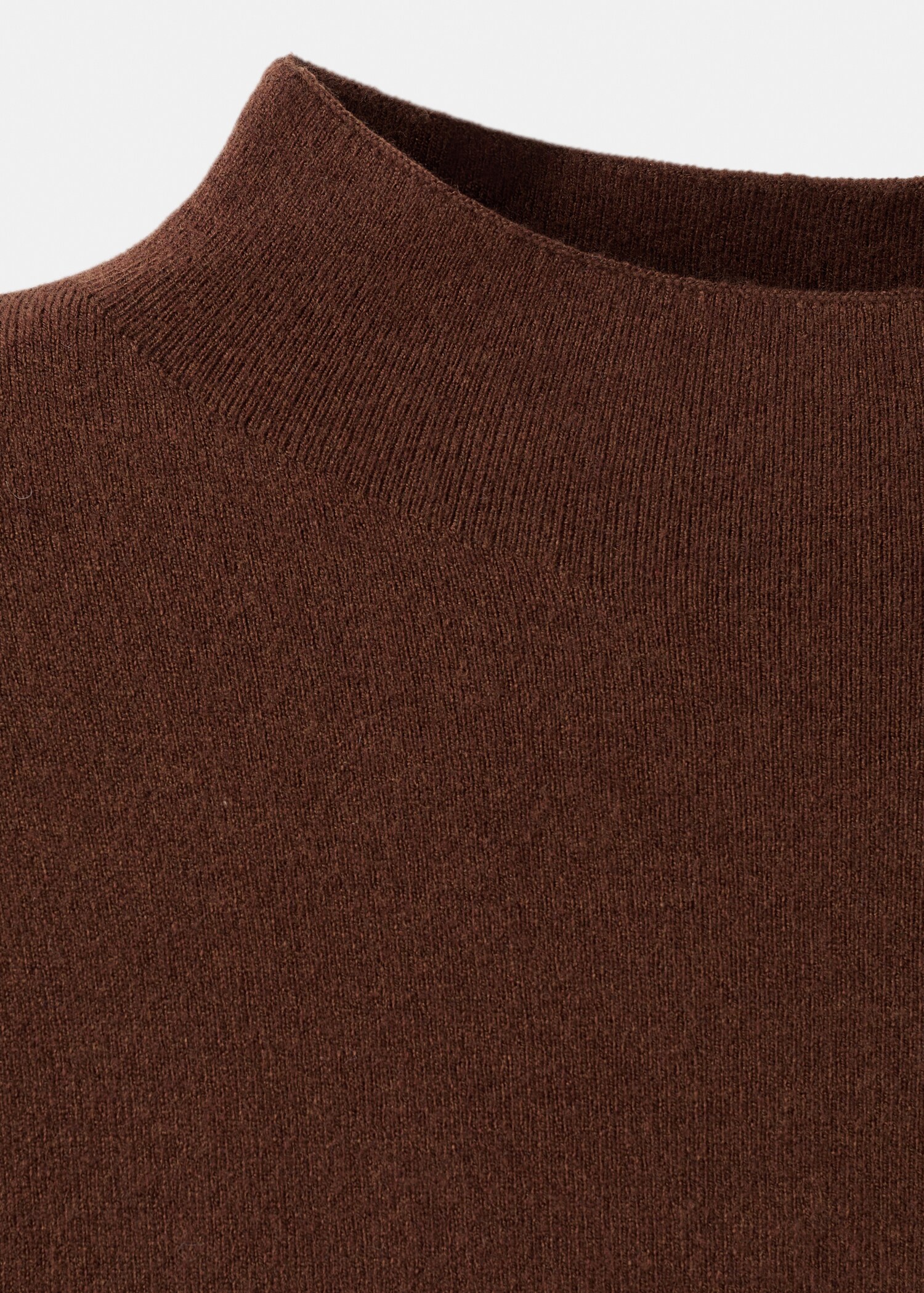 Knitted sweater with perkins neck - Details of the article 8