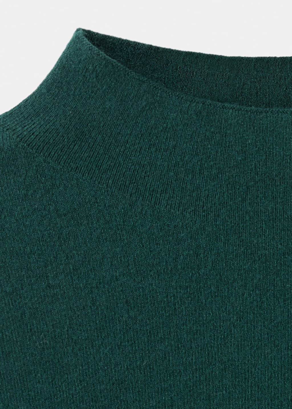 Mango Knitted sweater with perkins neck