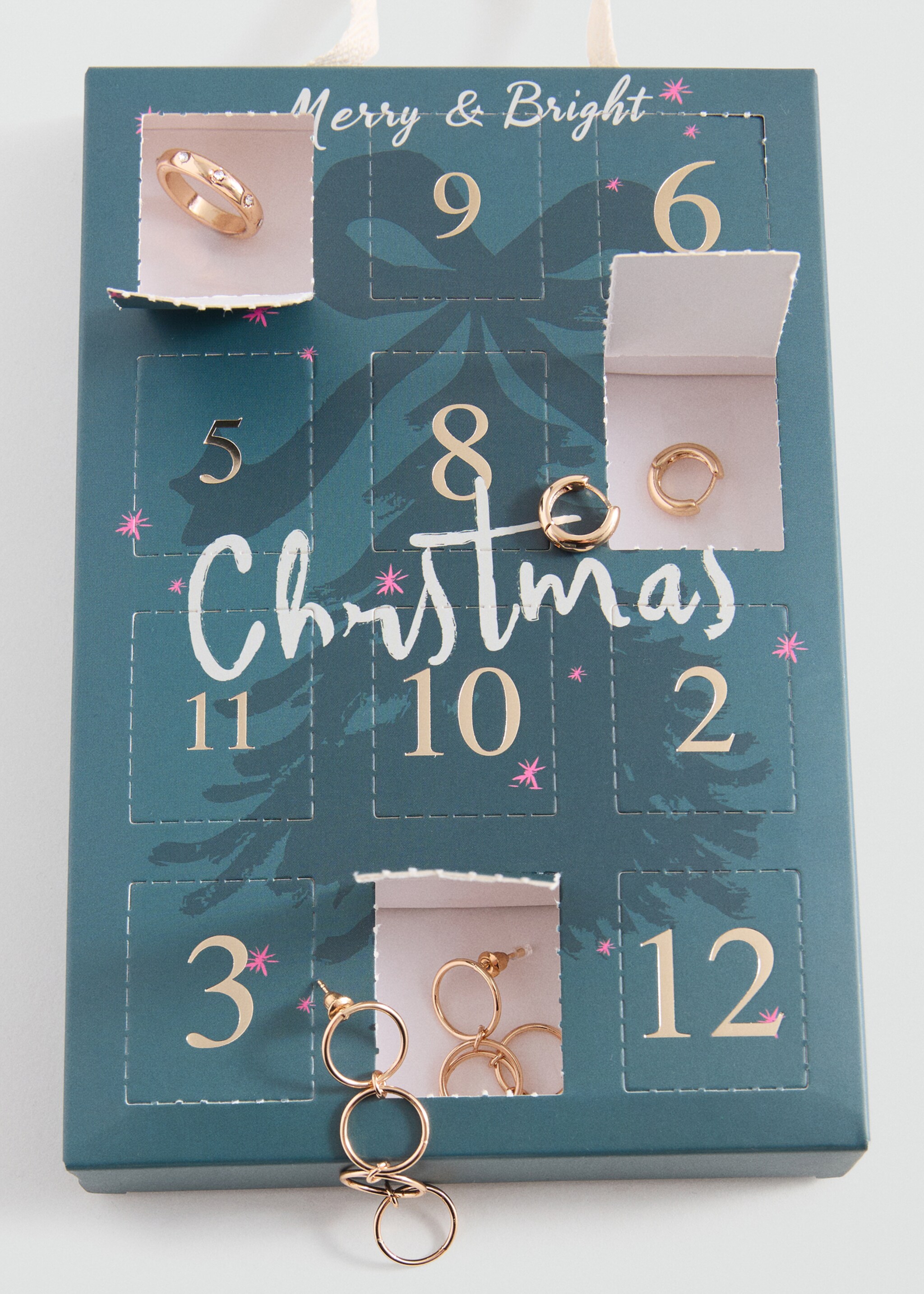 Advent Calendar - Medium plane, Green. Ref: 27091225-00.