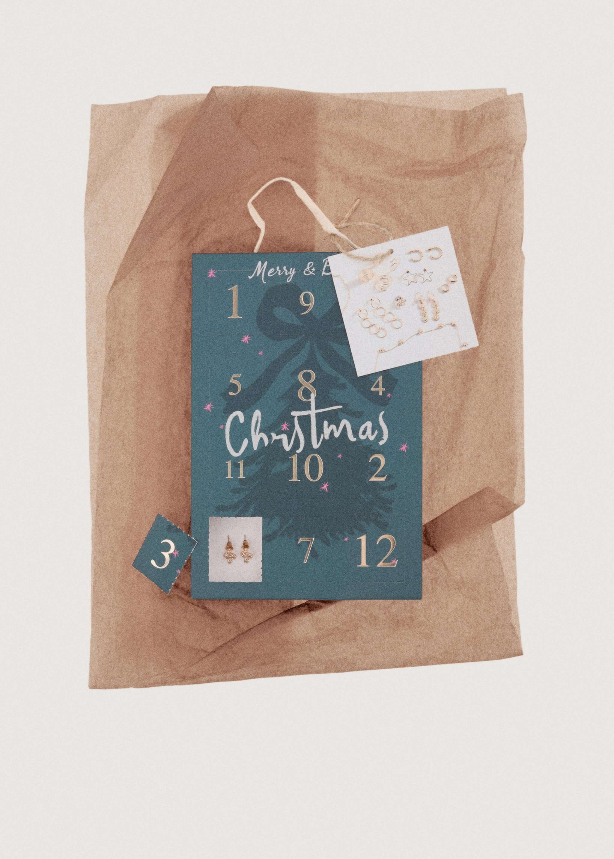 Calendrier de l'Avent - Détail de l'article 7, Vert. Ref: 27091225-00.