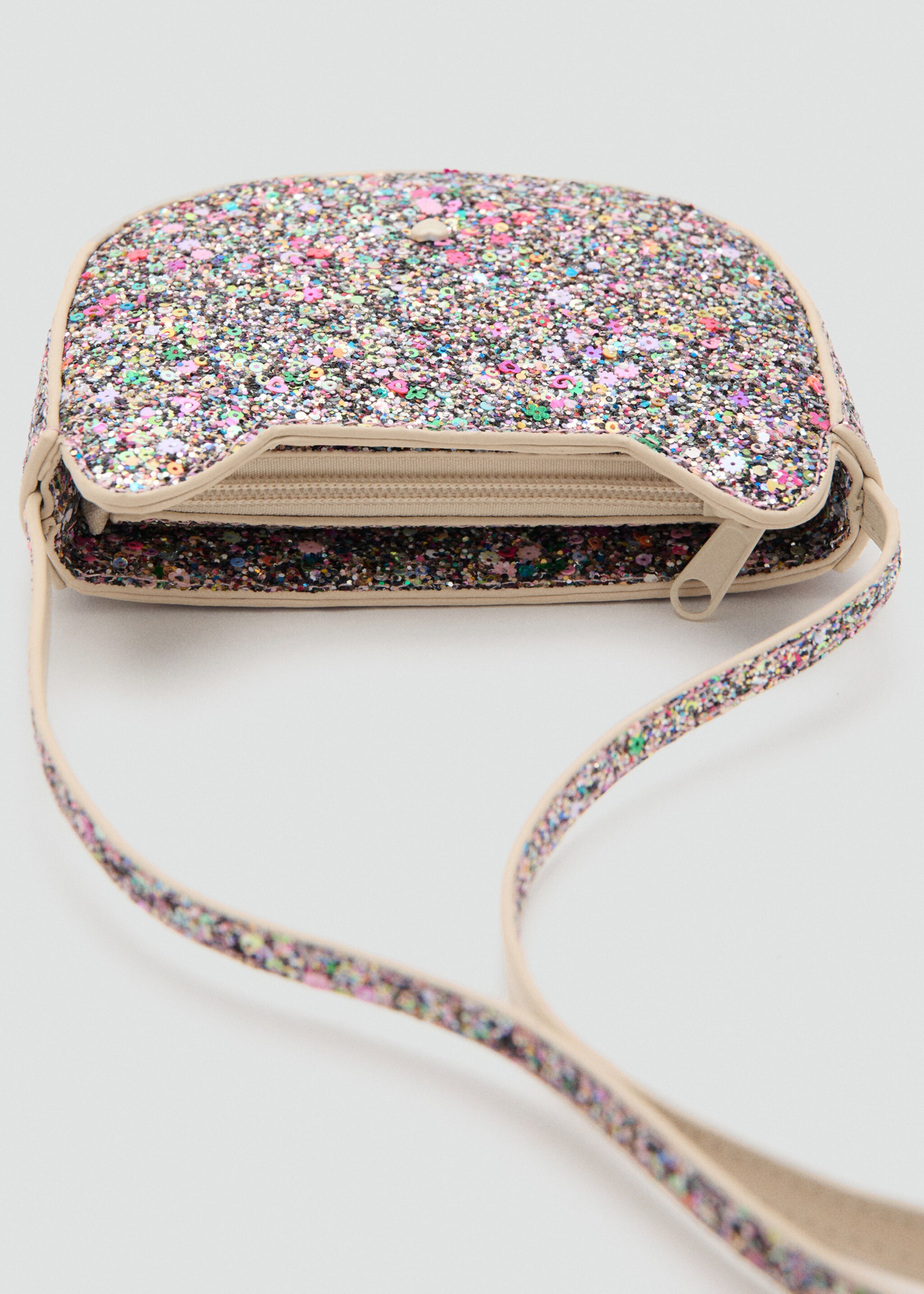 Glitter cat purse - Details of the article 1, Pink. Ref: 27091226-00.