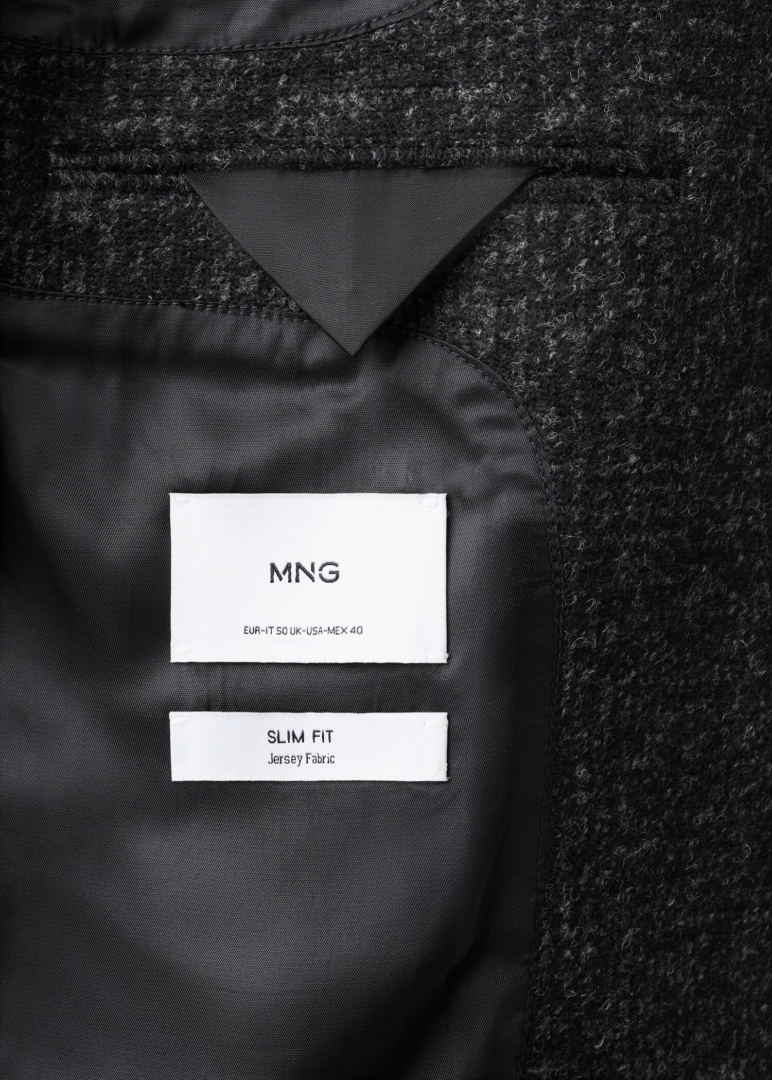 Slim fit wool blend blazer - Details of the article 0