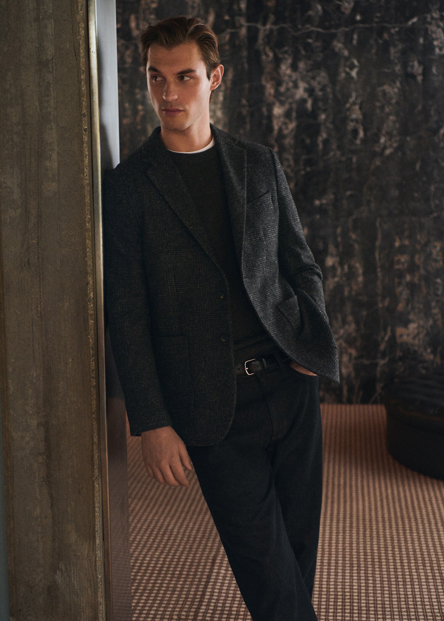 Veste laine mélangée slim-fit - Détail de l'article 3