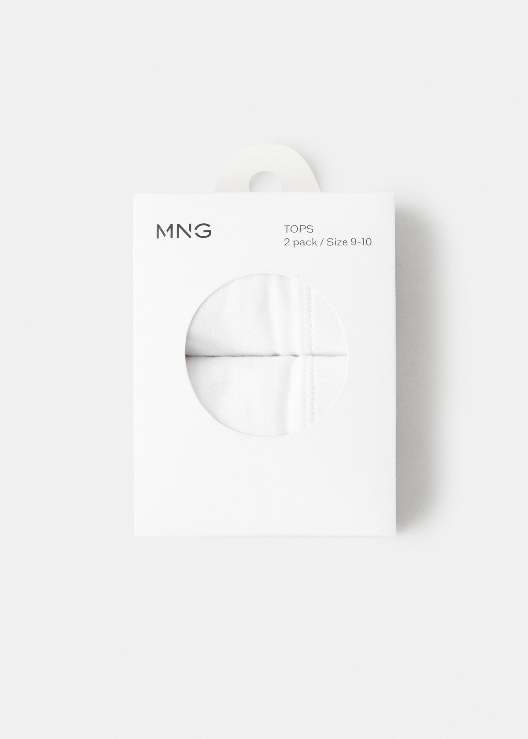 Cotton bandeau bra - Article without model, Off White. Ref: 27091232-00.