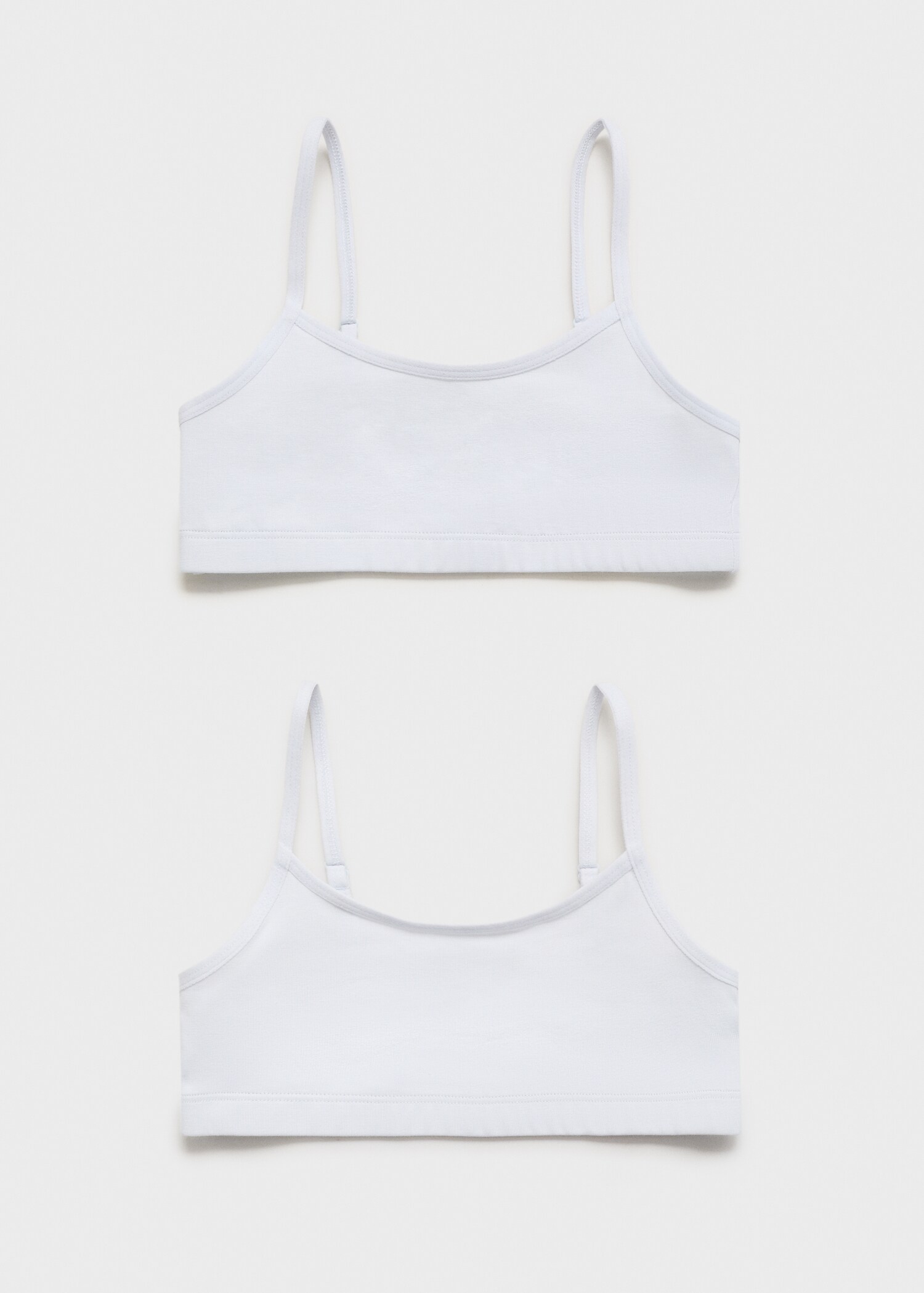 Cotton bandeau bra - Article without model