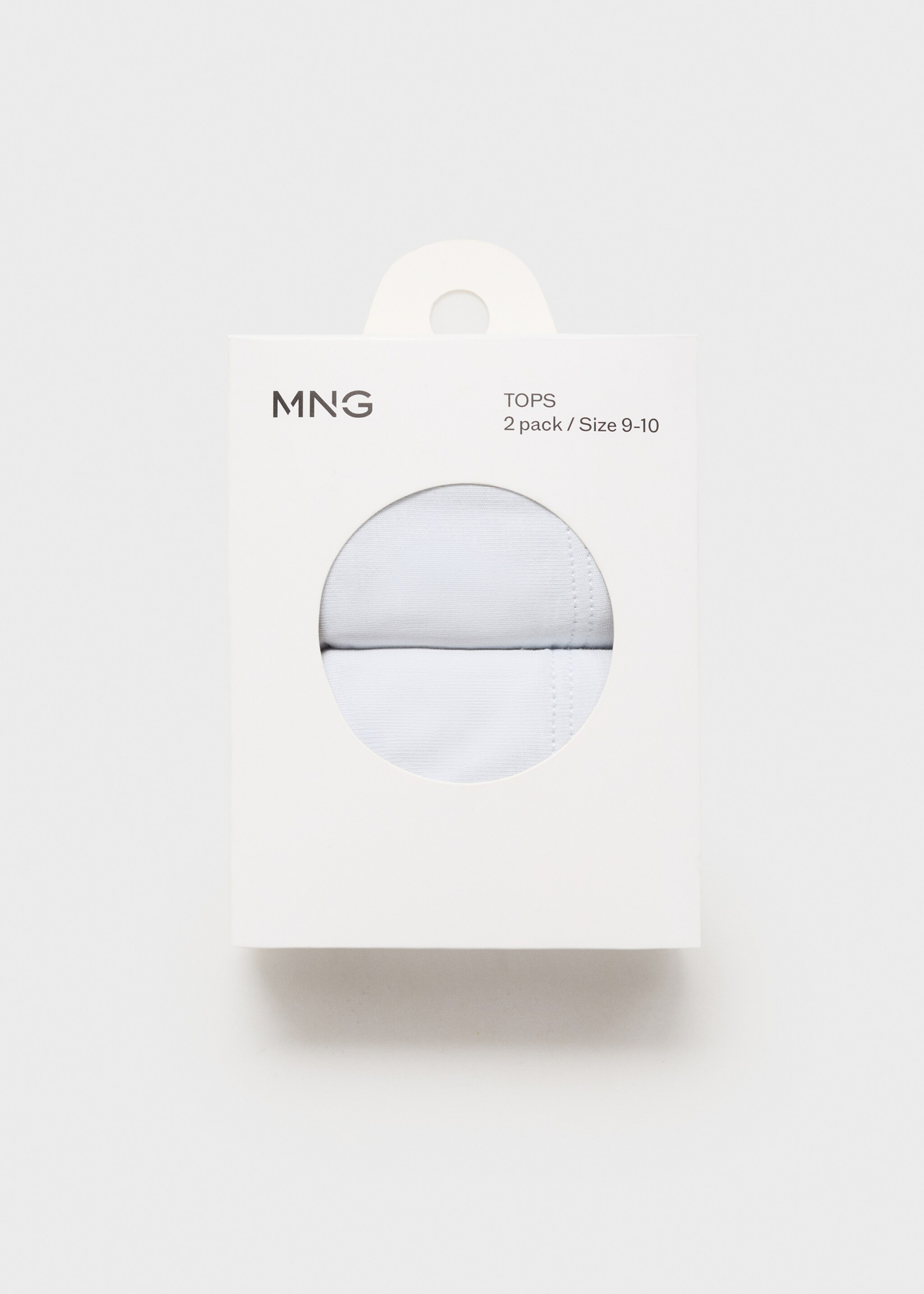 Cotton bandeau bra - Details of the article 0, Sky Blue. Ref: 27091232-00.