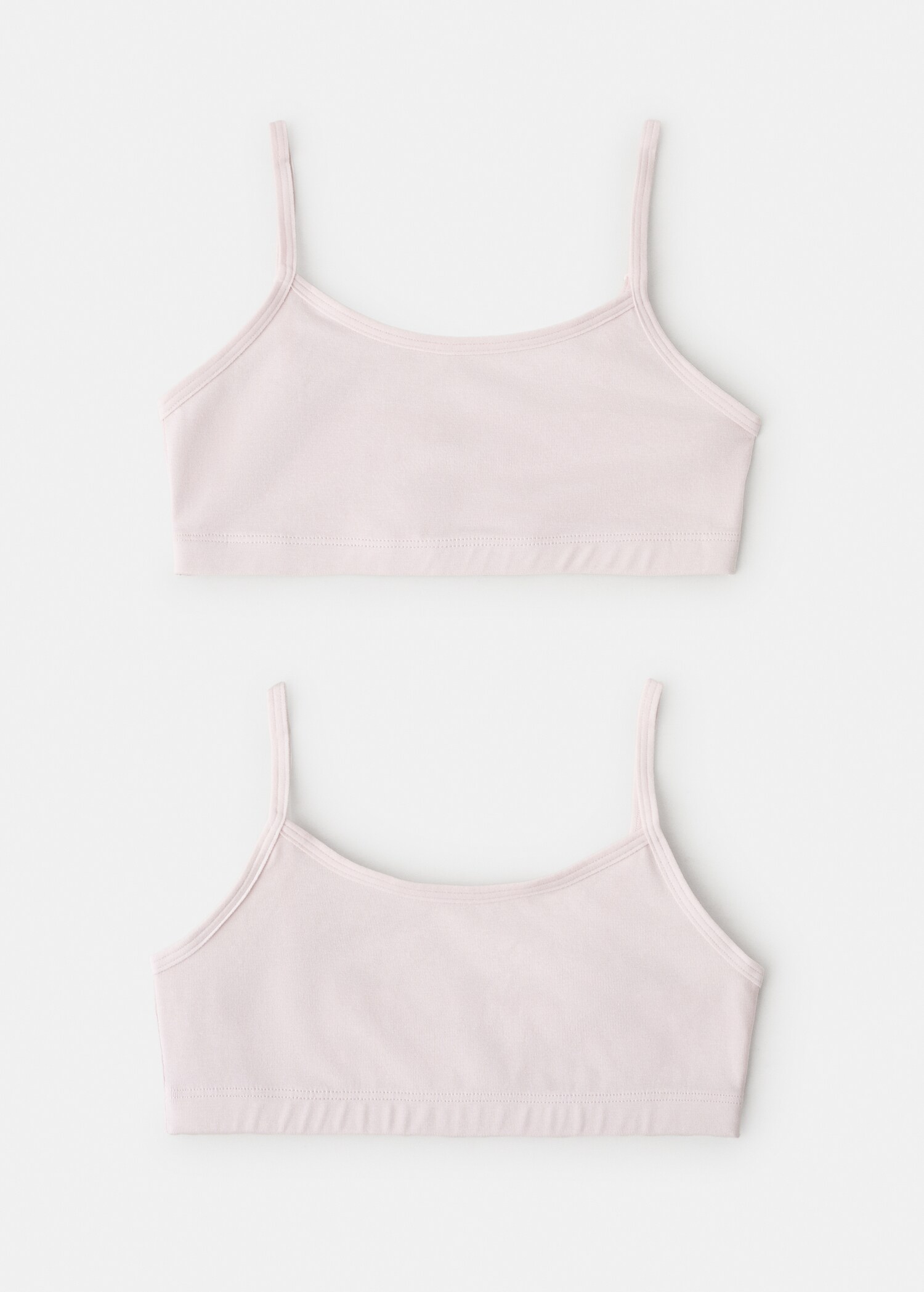 Cotton bandeau bra - Reverse of the article