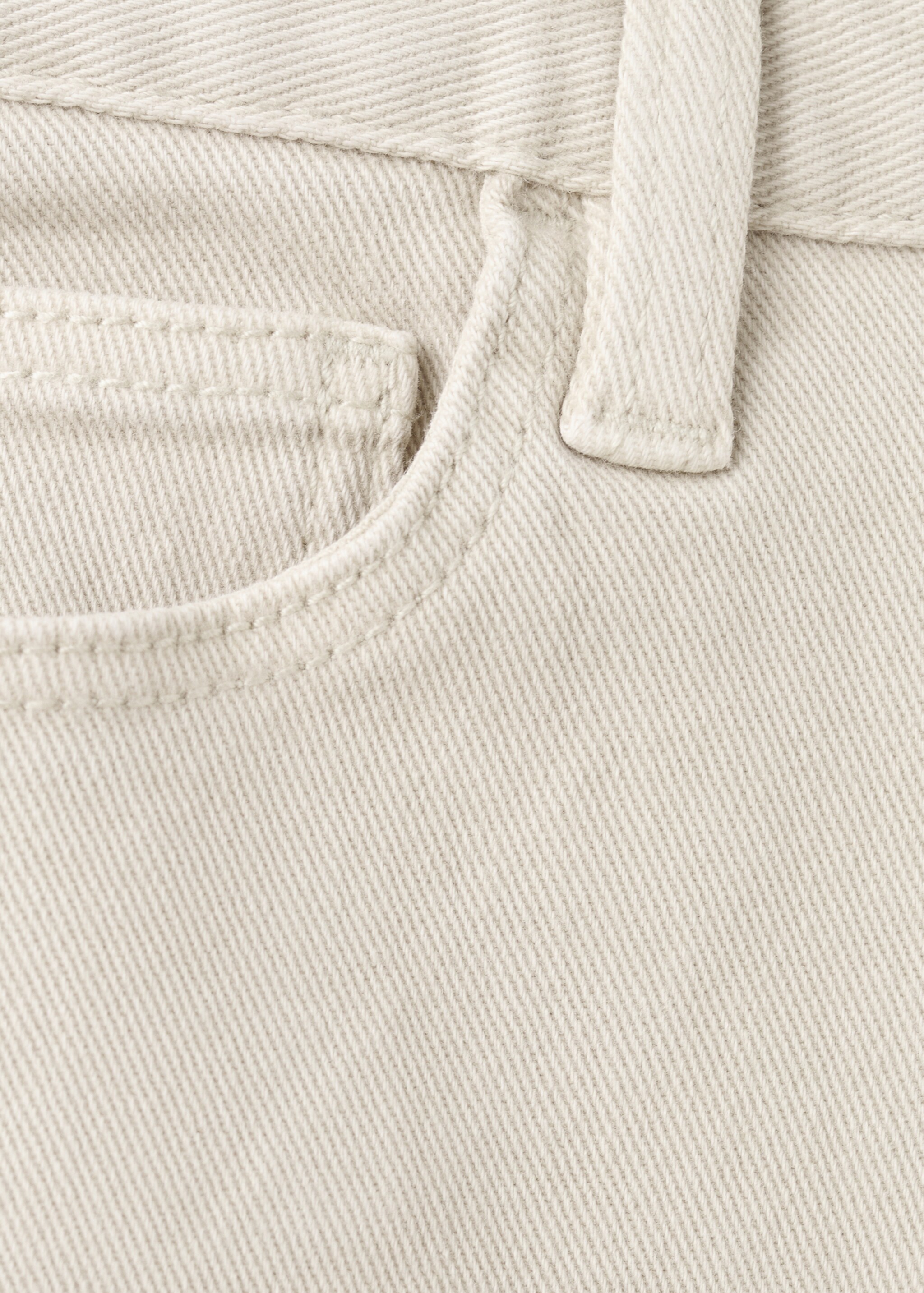Straight hem trousers - Details of the article 0, Beige. Ref: 27091233-00.