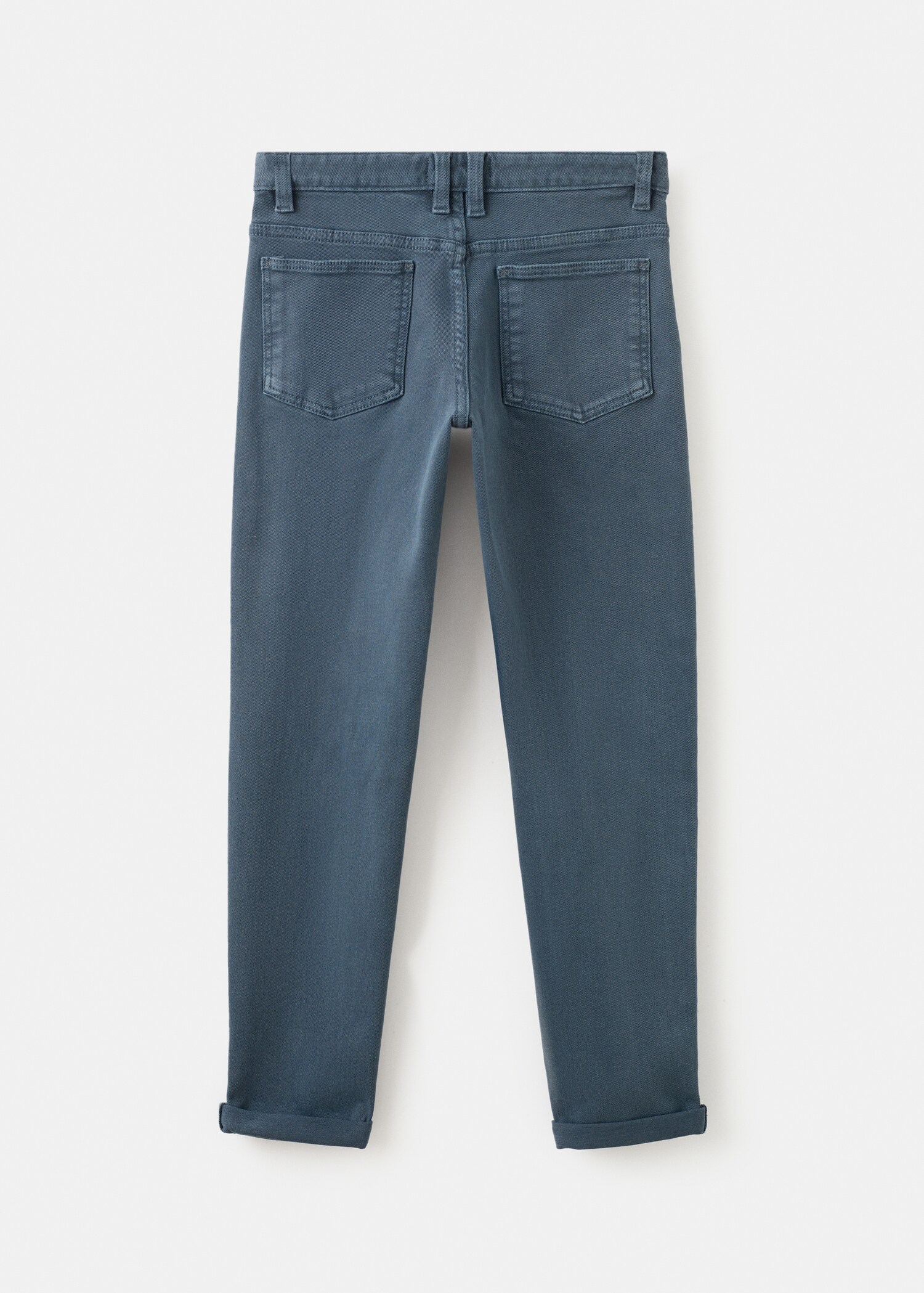 Straight hem trousers - Reverse of the article