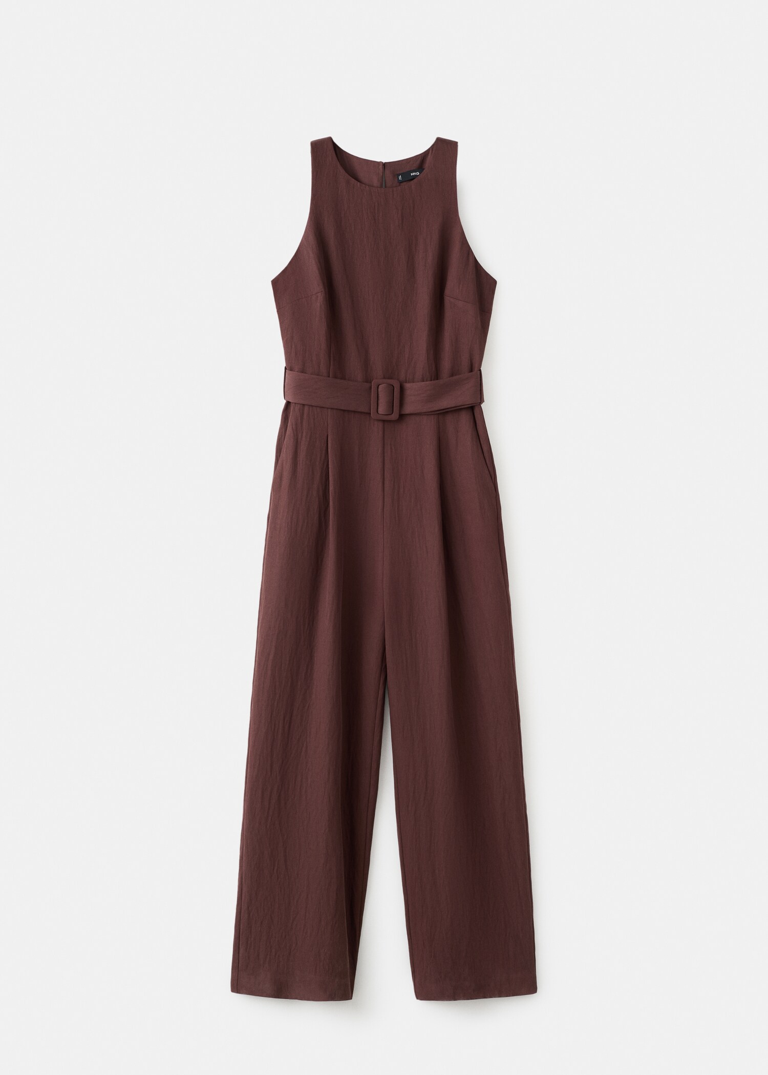 Lyocell jumpsuit with belt - Article without model