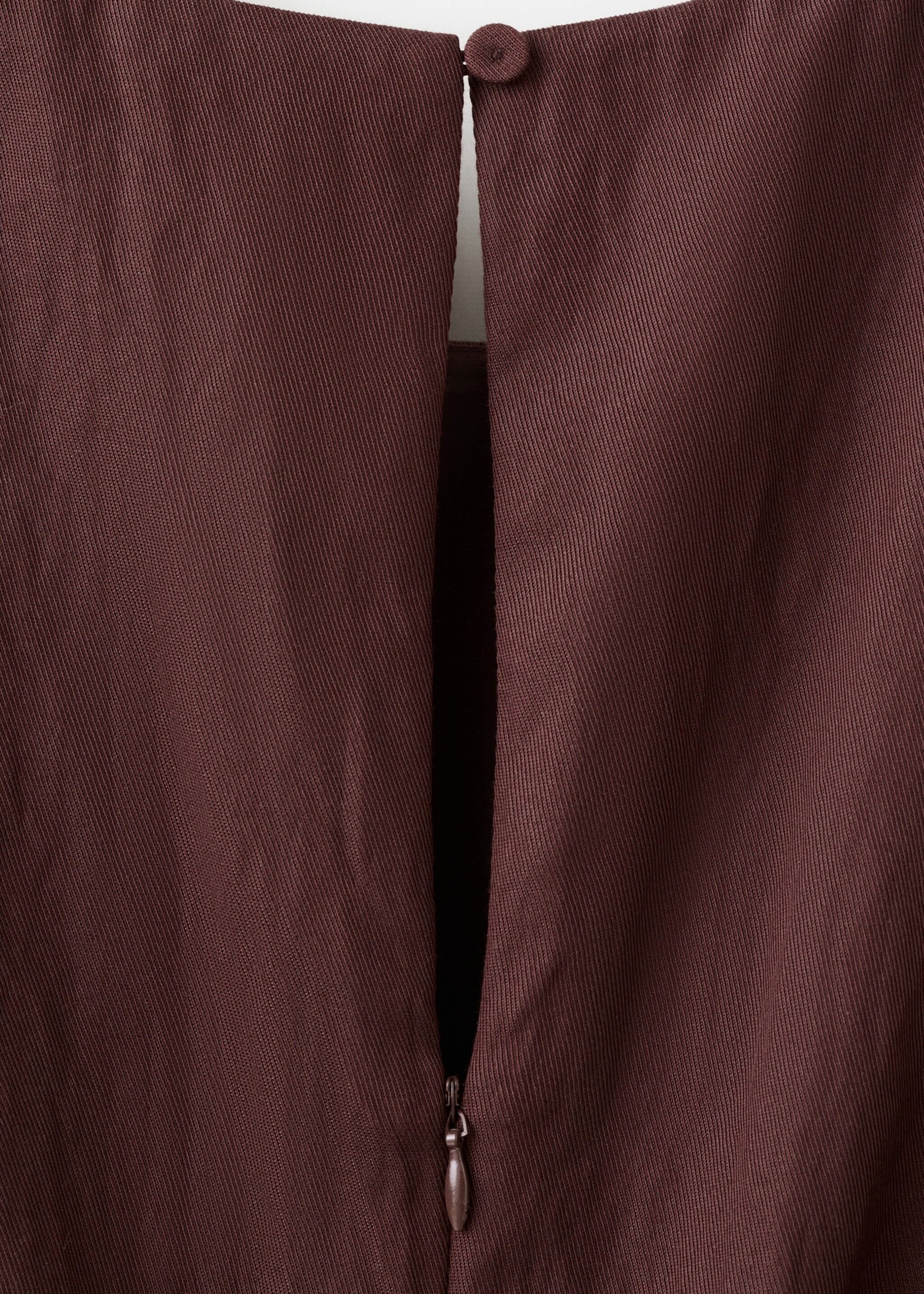 Lyocell jumpsuit with belt - Details of the article 0, Brown. Ref: 27091234-00.