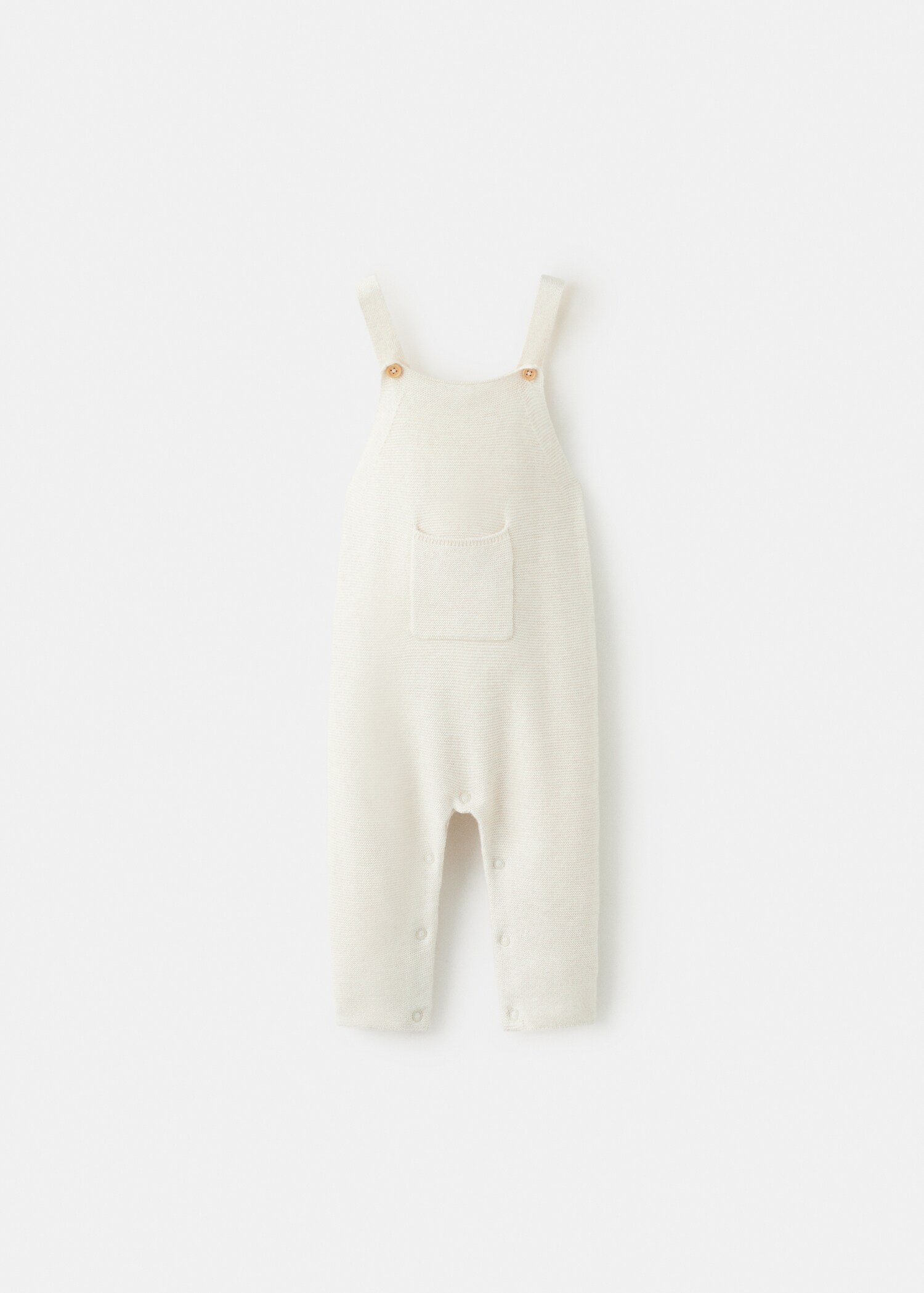 Long knitted dungarees - Article without model