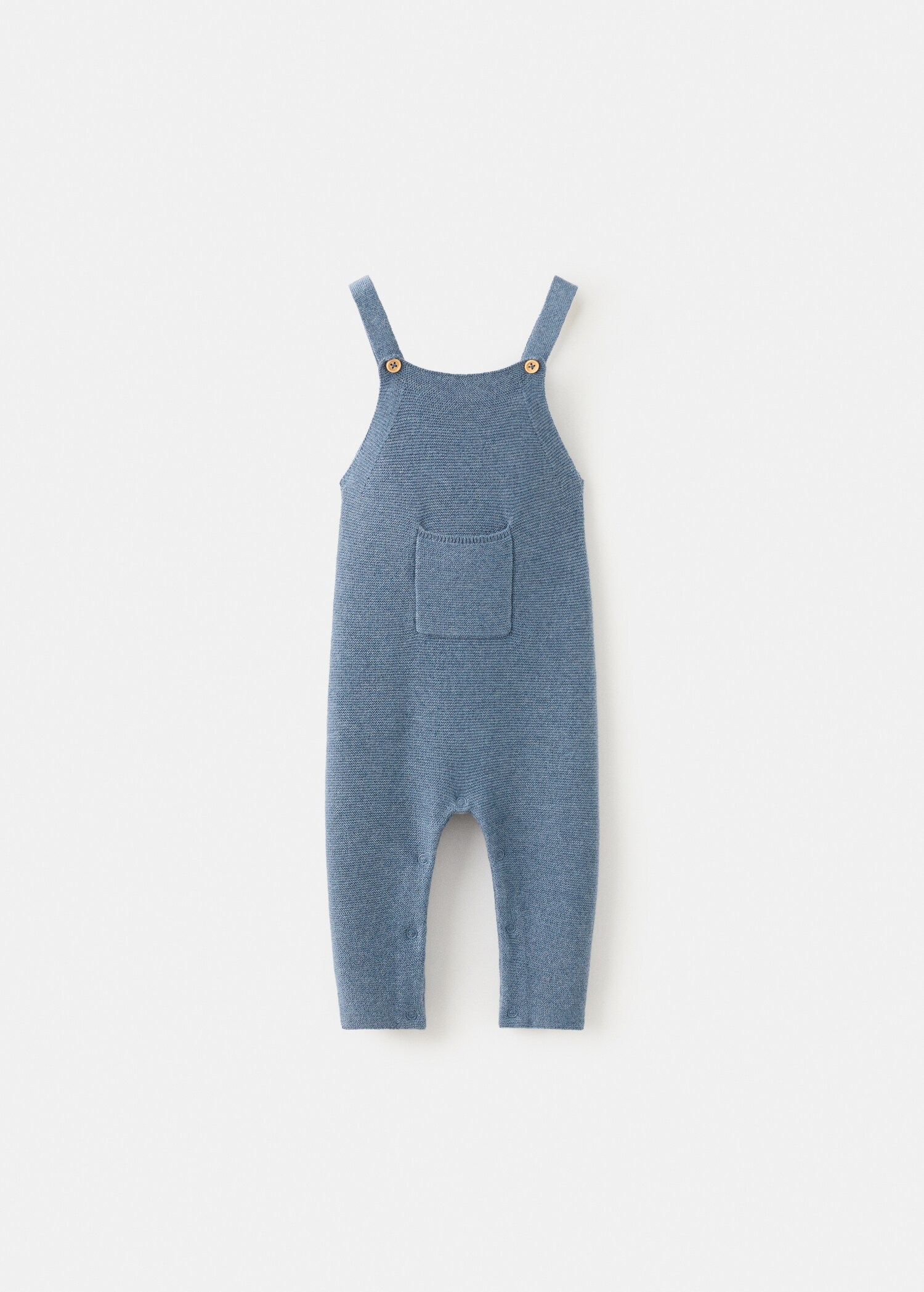 Long knitted dungarees - Article without model