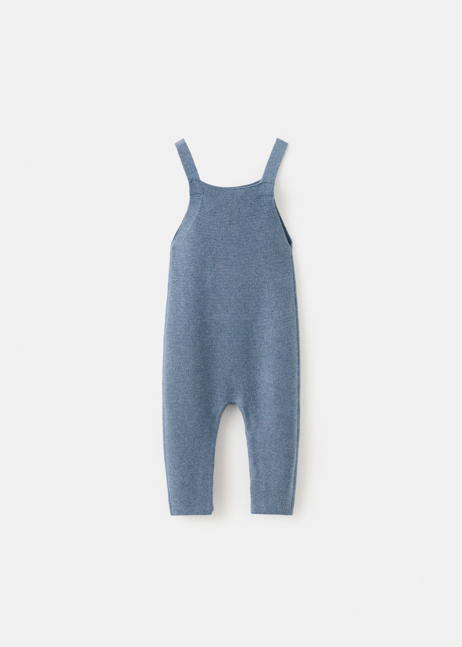 Long knitted dungarees - Reverse of the article
