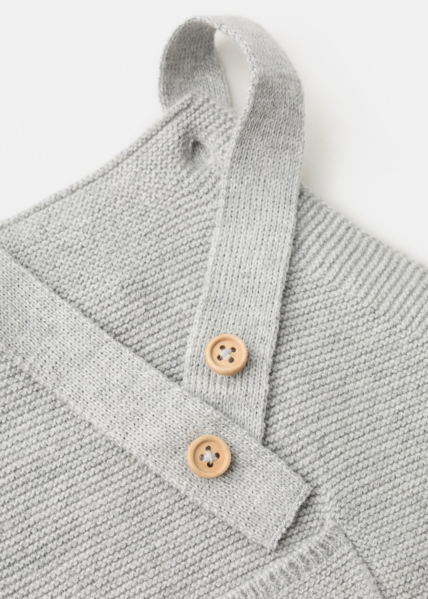 Long knitted dungarees - Details of the article 8