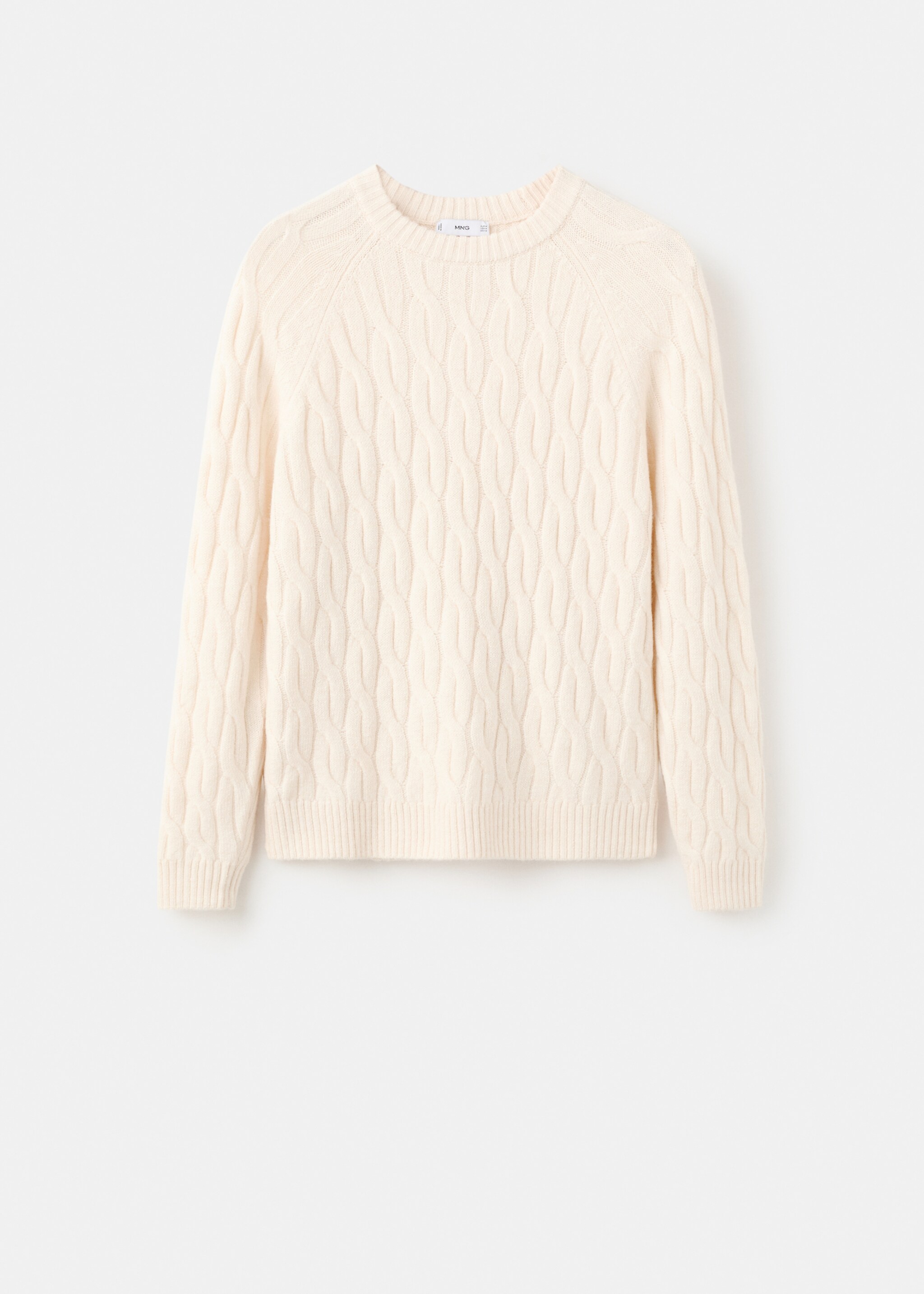 Jersey punto estructura ochos - Artículo sin modelo, Crudo. Ref: 27091242-00.