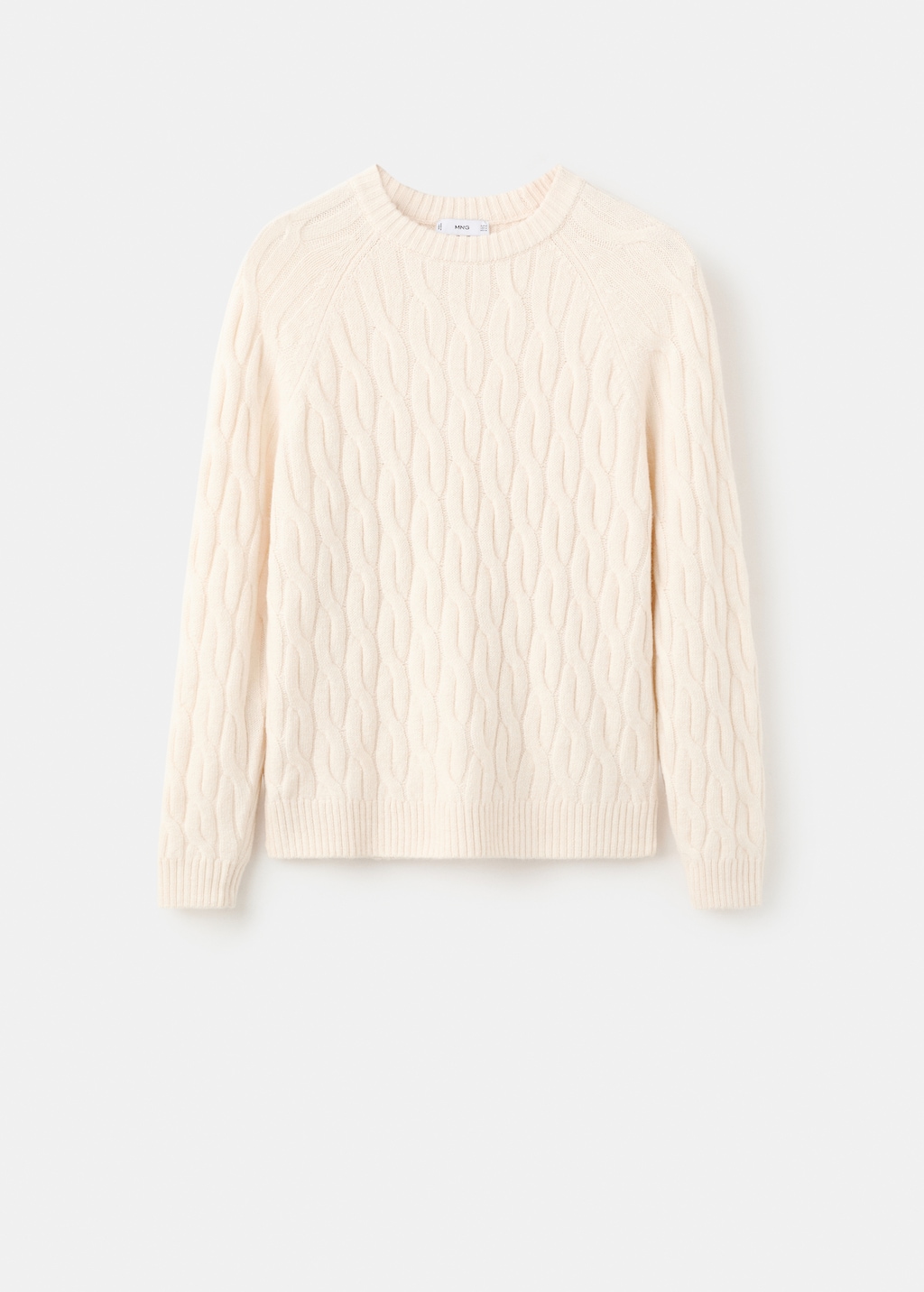 Cable-knit sweater