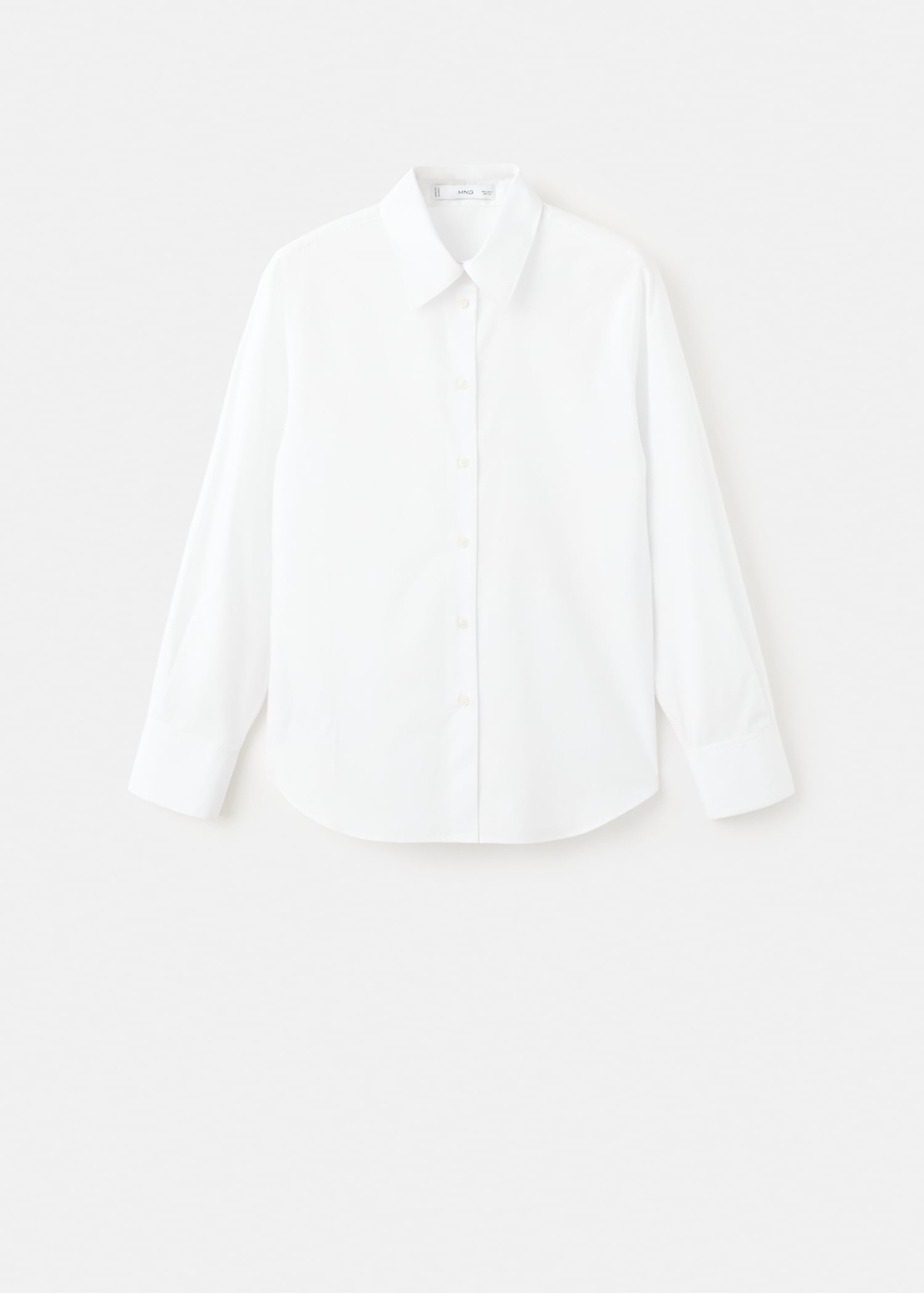 Regular cotton lyocell-blend shirt - Article without model