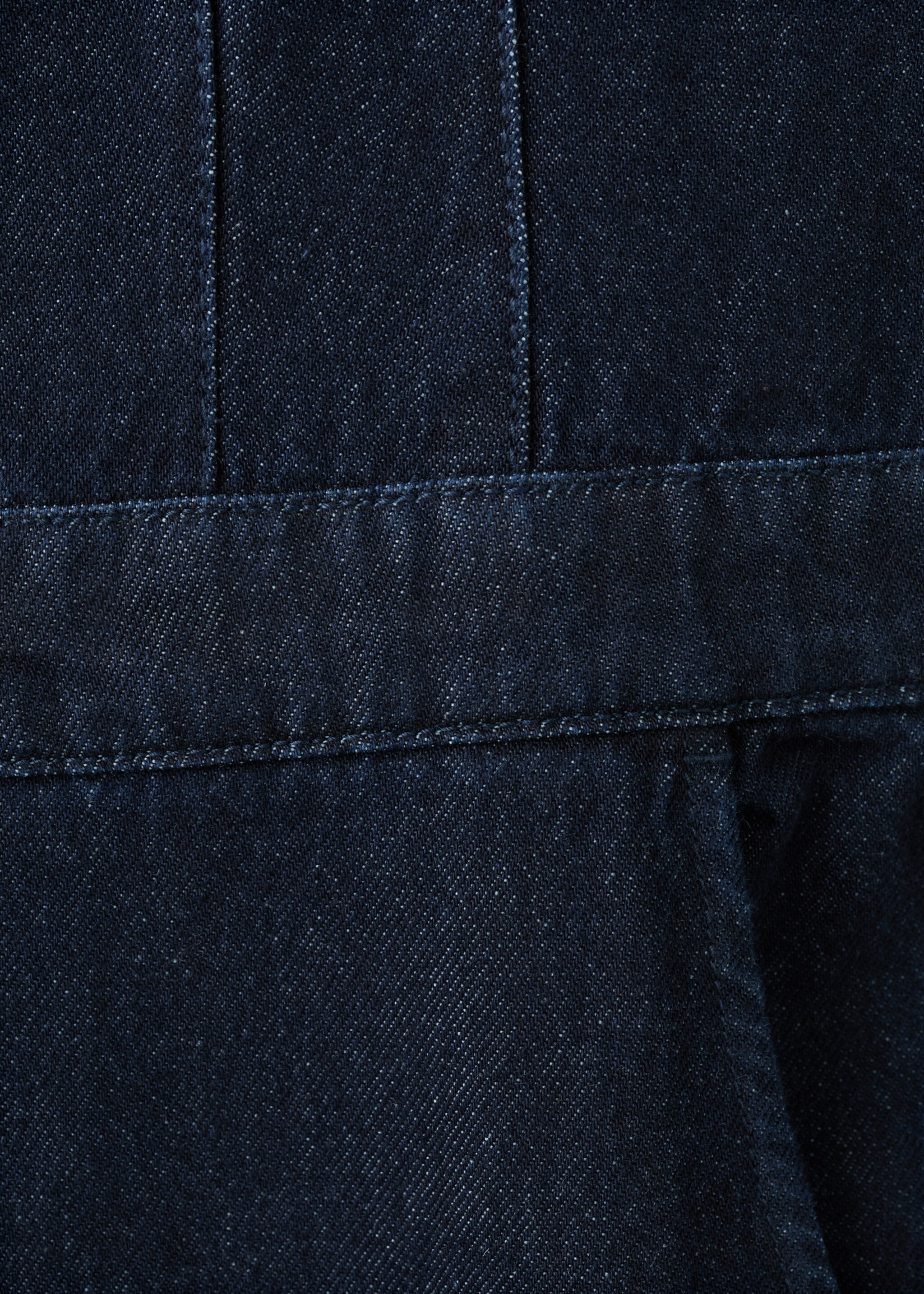 Buttons denim jumpsuit - Details of the article 0, Dark Blue. Ref: 27091247-00.