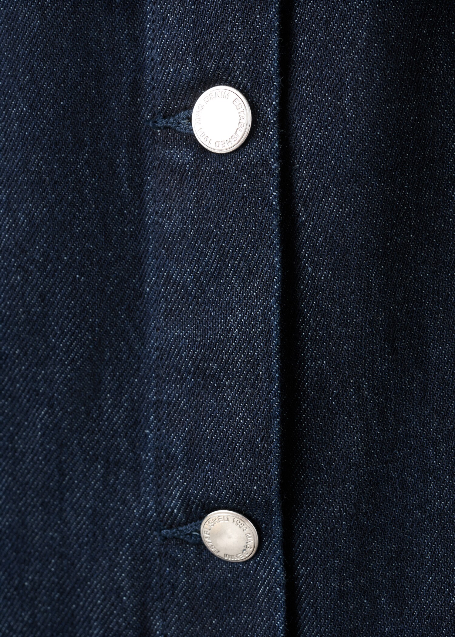 Buttons denim jumpsuit - Details of the article 8