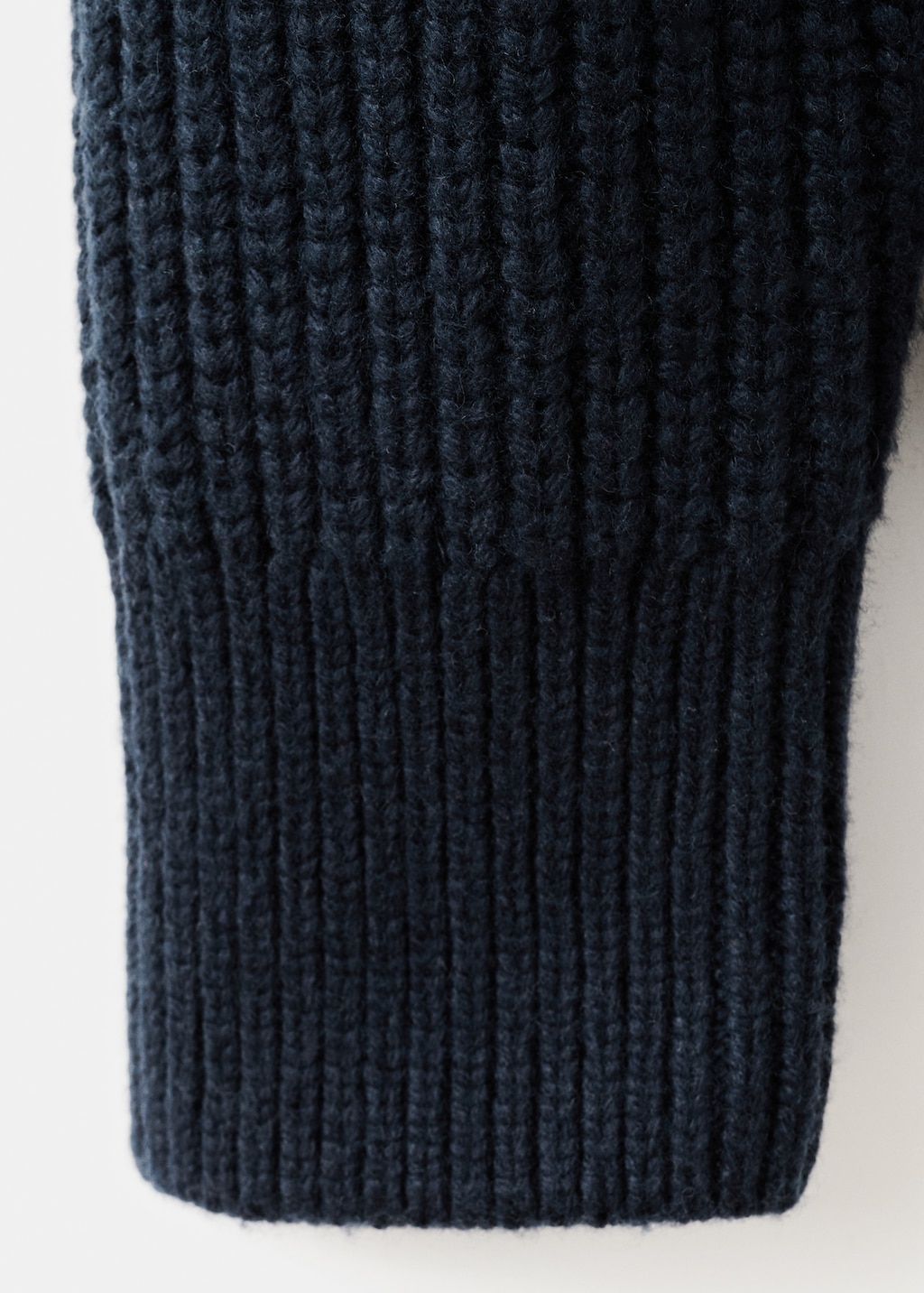 Structured wool-blend cardigan