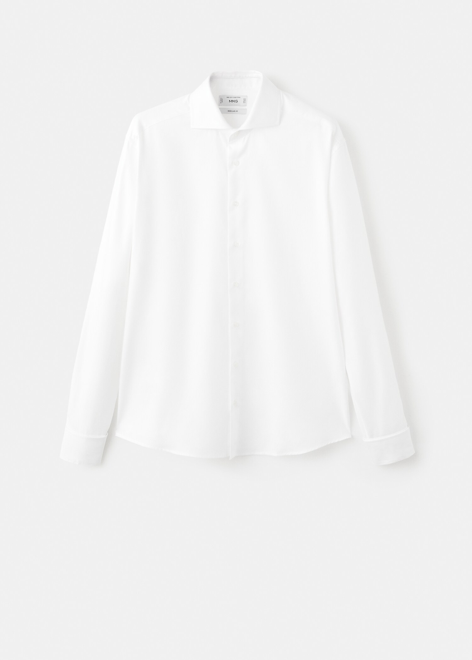 Regular fit cotton suit shirt - Article without model