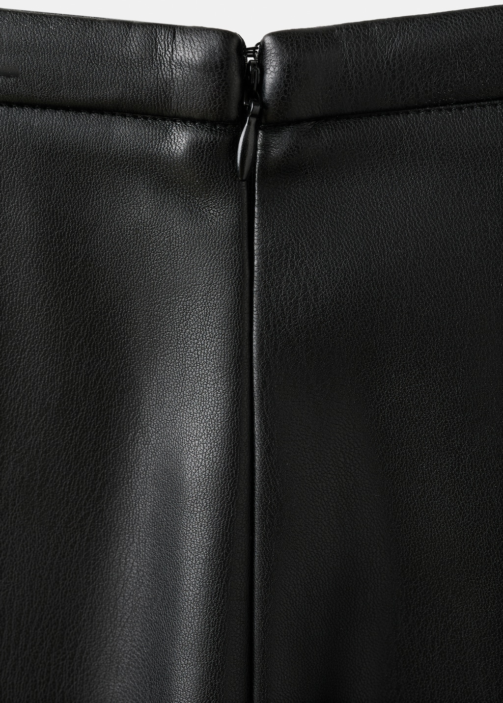 Faux-leather midi-skirt - image 5