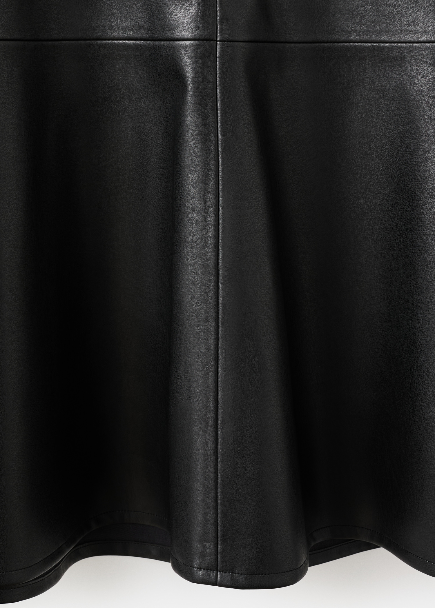 Faux-leather midi-skirt - Details of the article 8