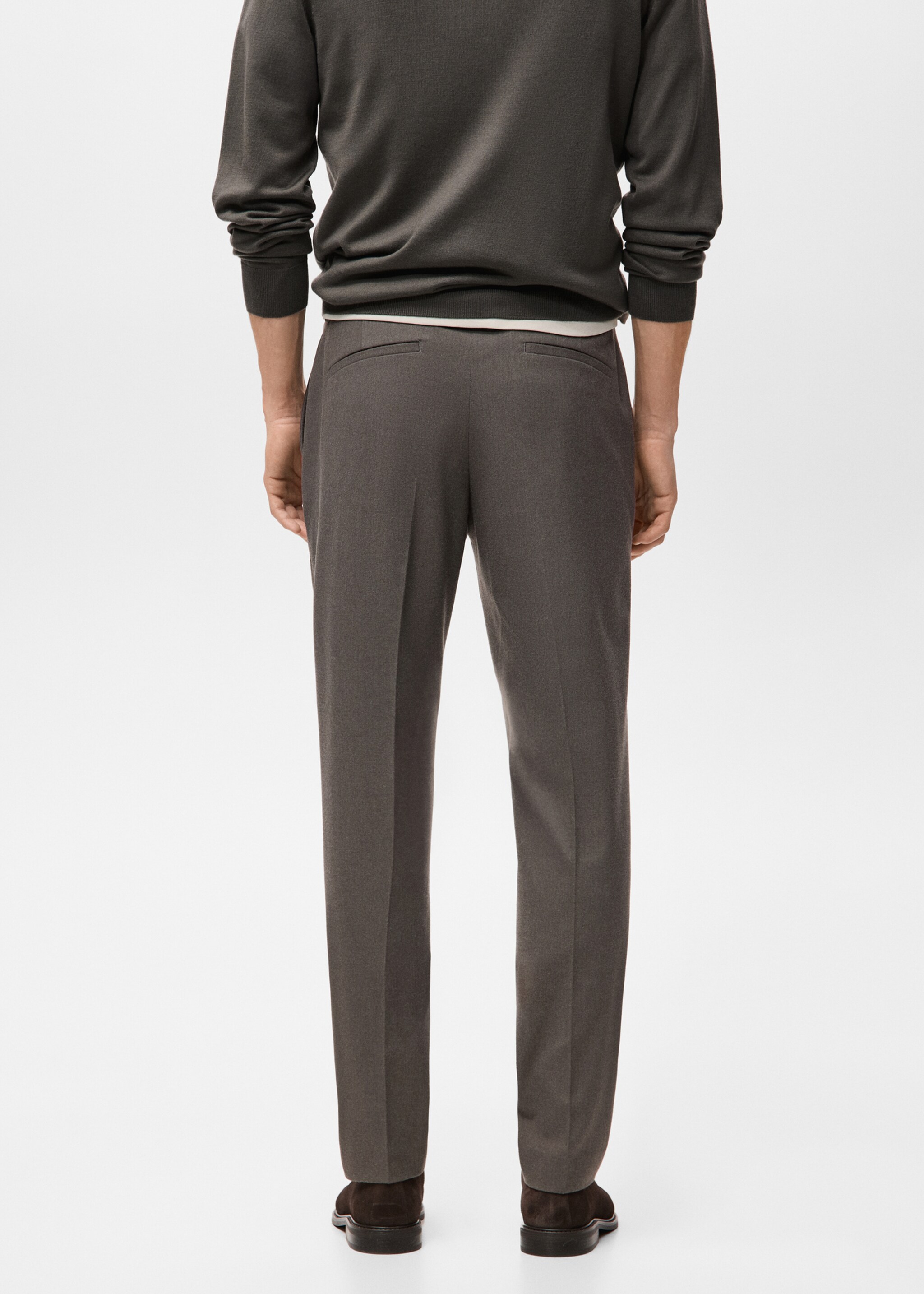 Pantalon stanford - Reverso del artículo, Marrón medio. Ref: 27091256-00.