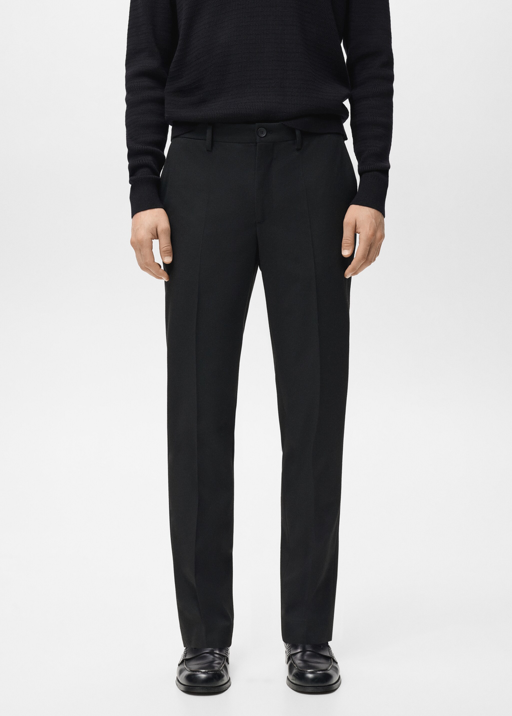 Pantalon stanford - Plano medio, Negro. Ref: 27091256-00.