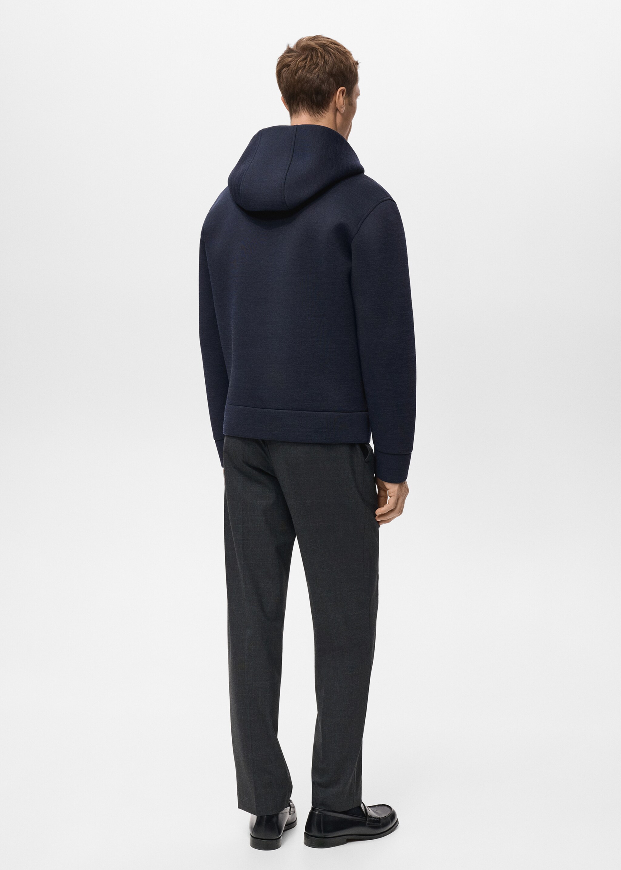 غطاء رأس بسحاب - الجهة الخلفية للمنتج, أزرق غامق. Ref: 27091257-00.