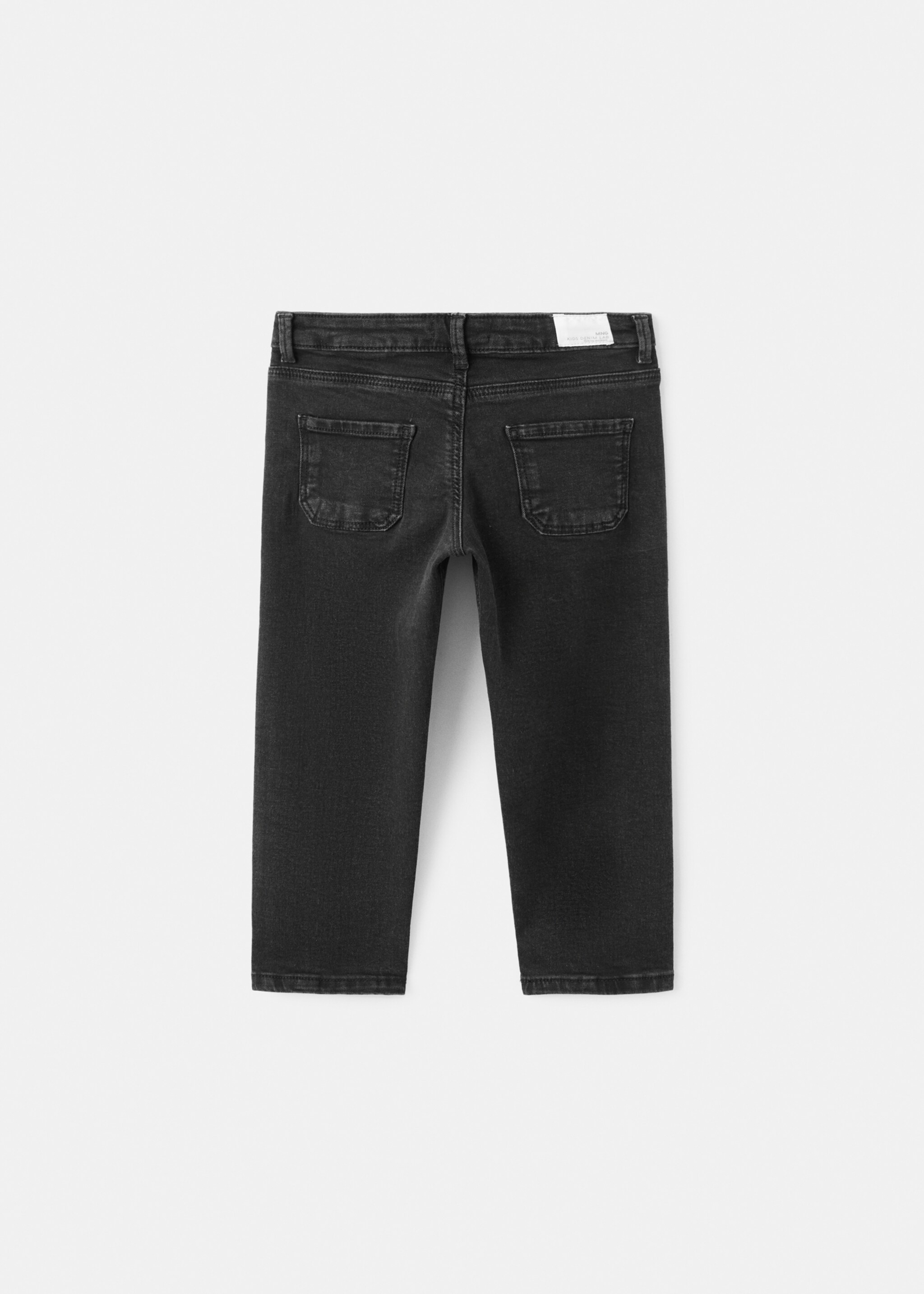 Slim-fit jeans - Reverse of the article, Black denim. Ref: 27091258-00.