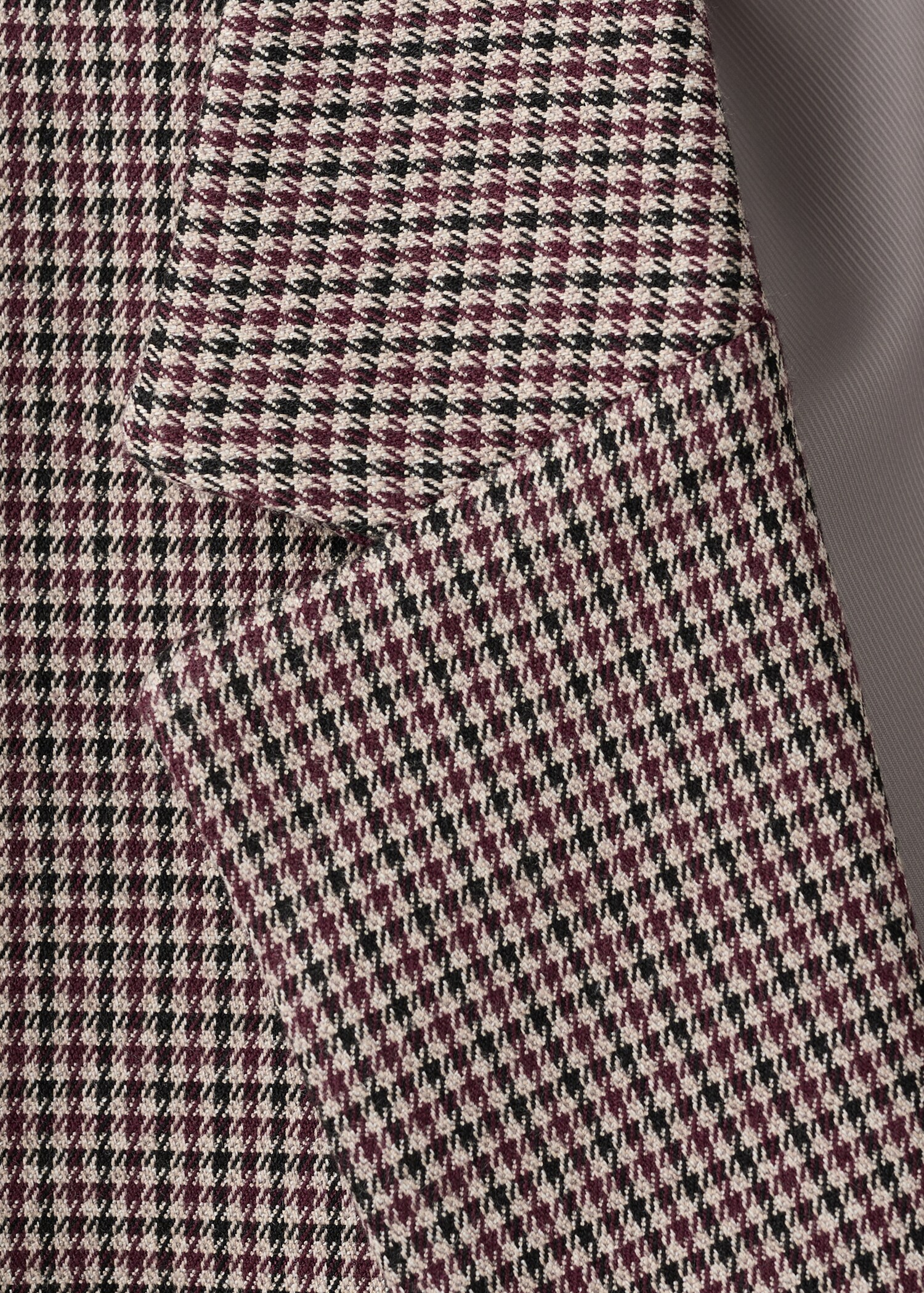 Double-breasted micro-houndstooth jacket - Details of the article 8