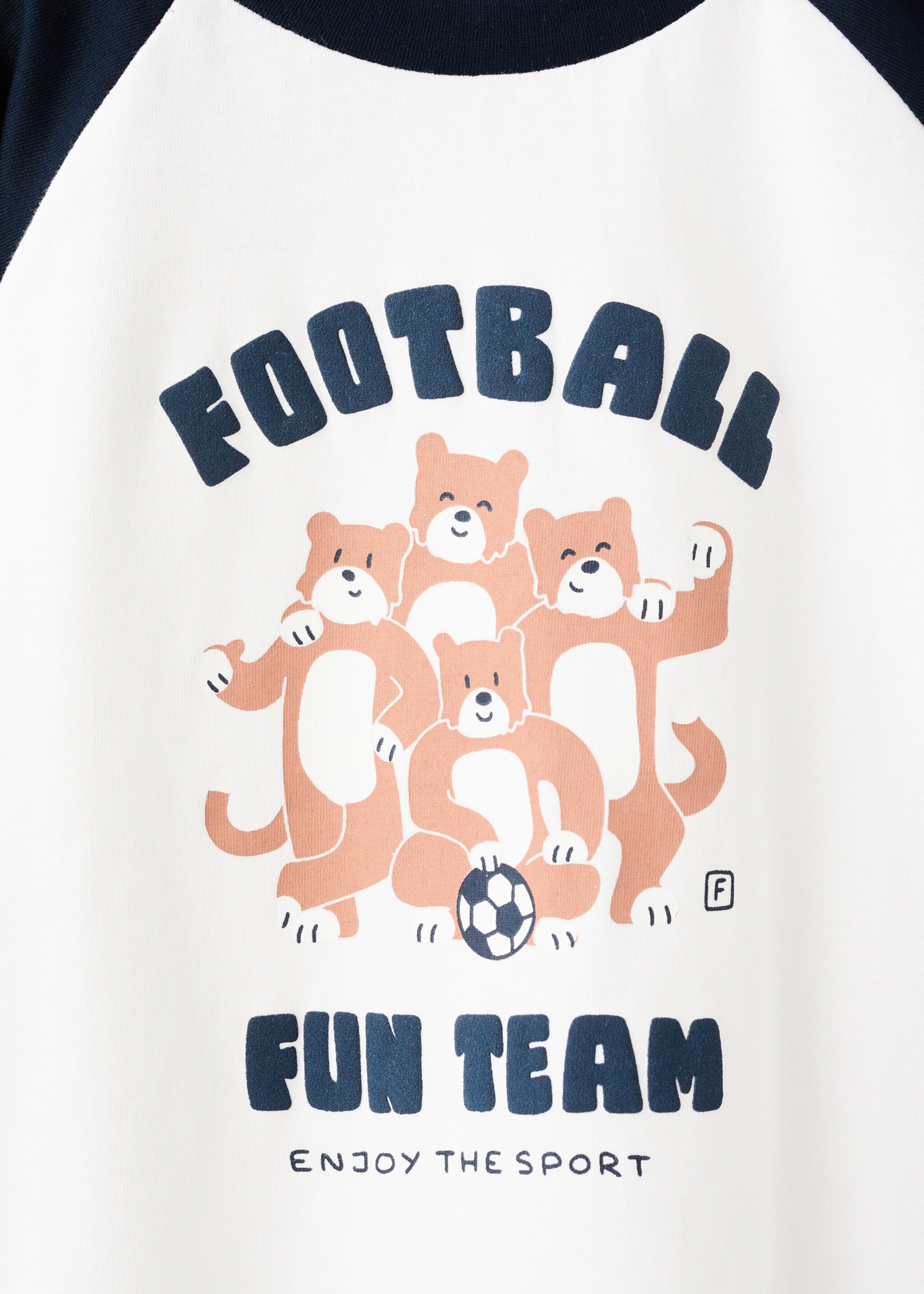 Katoenen T-shirt met print - Detail van het artikel 8, Marineblauw. Ref: 27091260-00.