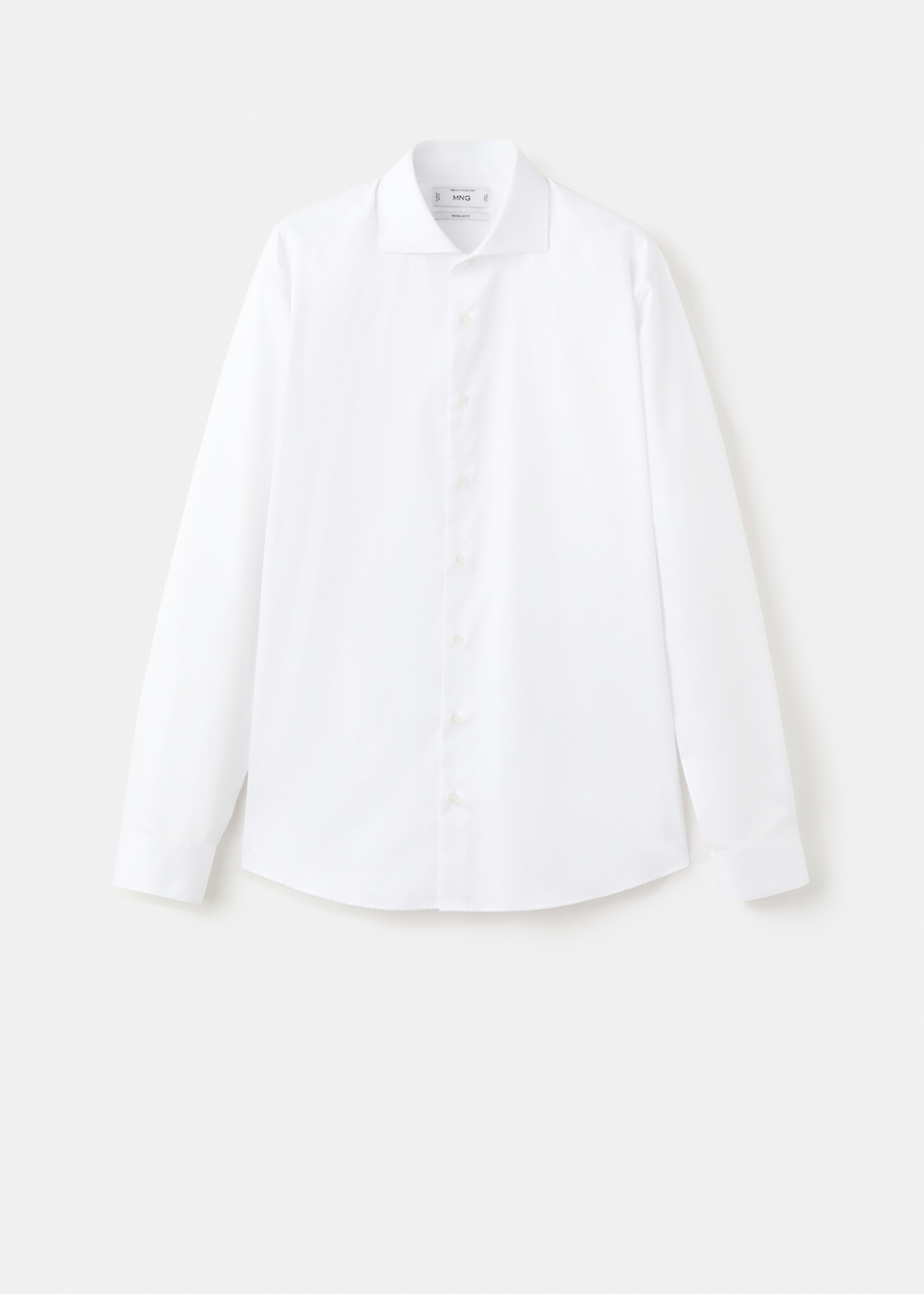 100% cotton dress shirt - Article without model, White. Ref: 27091261-00.