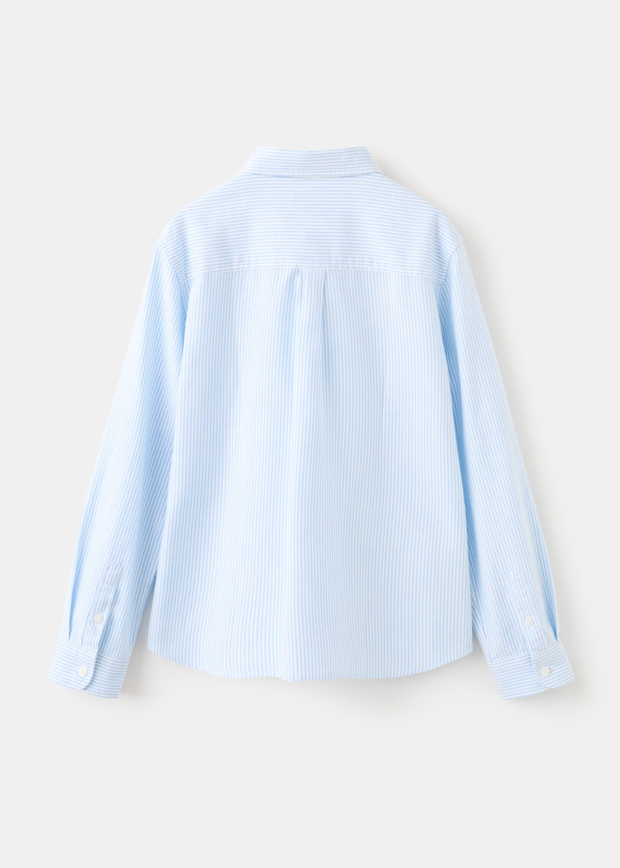 Camisa Oxford ratlles - Revers de l'article, Blau cel. Ref: 27091265-00.