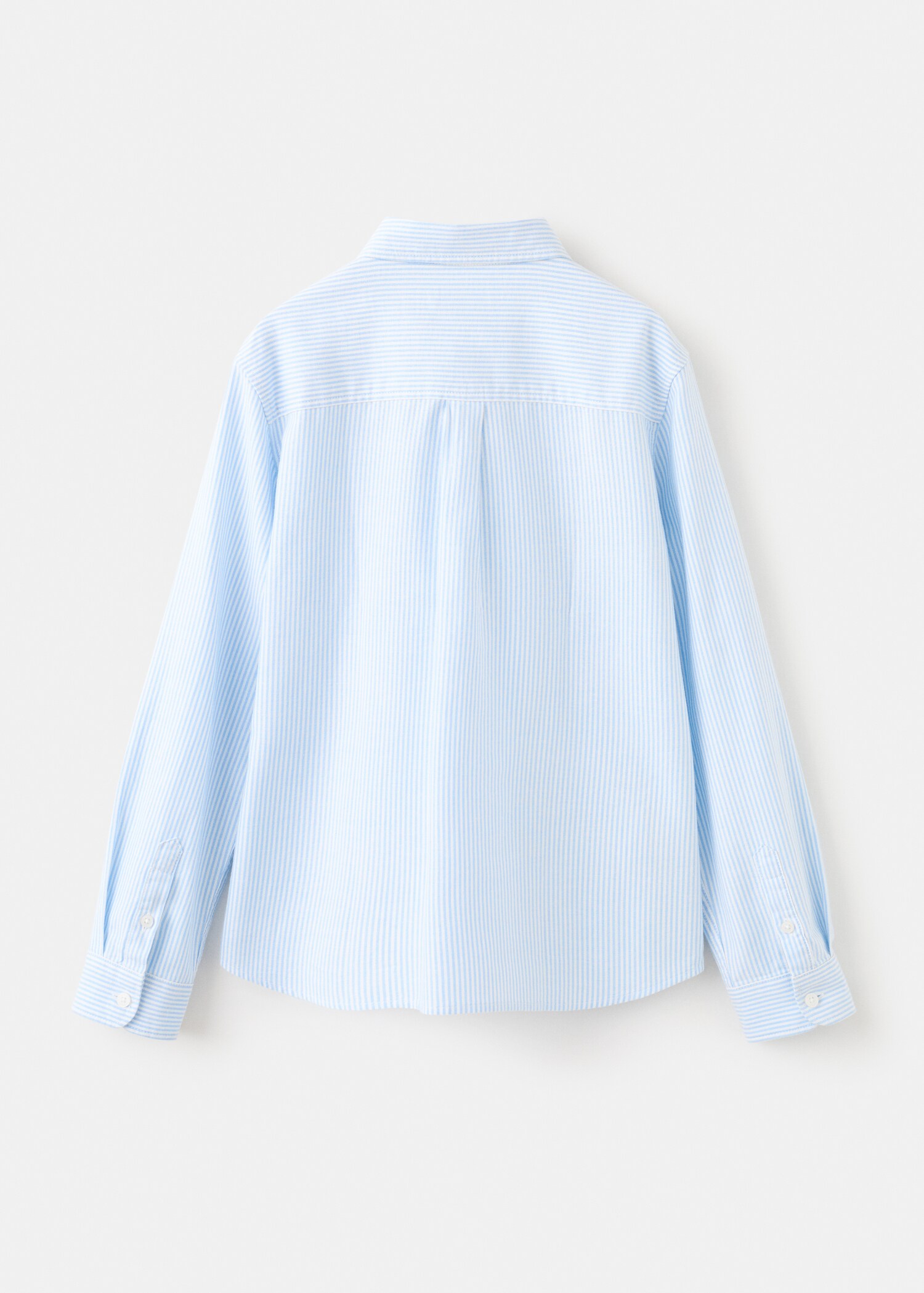 Camisa Oxford ratlles - Revers de l'article