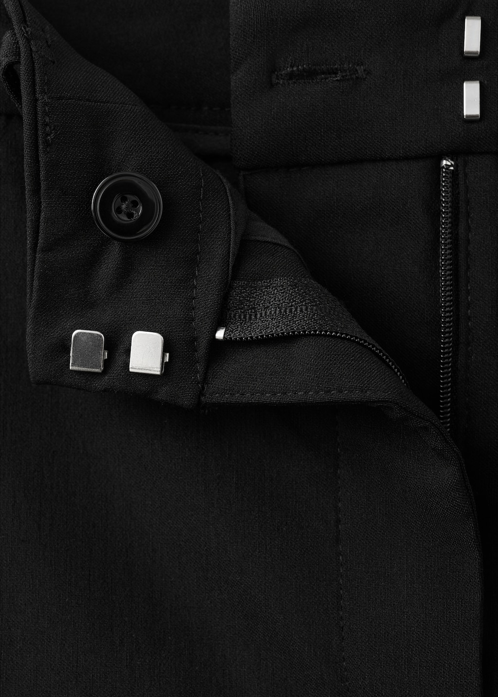 Straight-cut crop pants